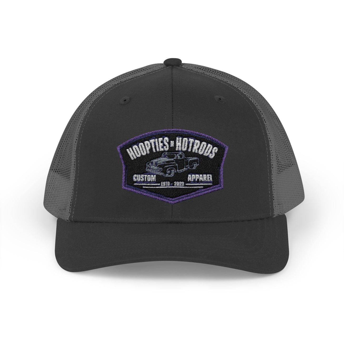 Snapback Trucker Cap w/ Hoopties N Hotrods Logo