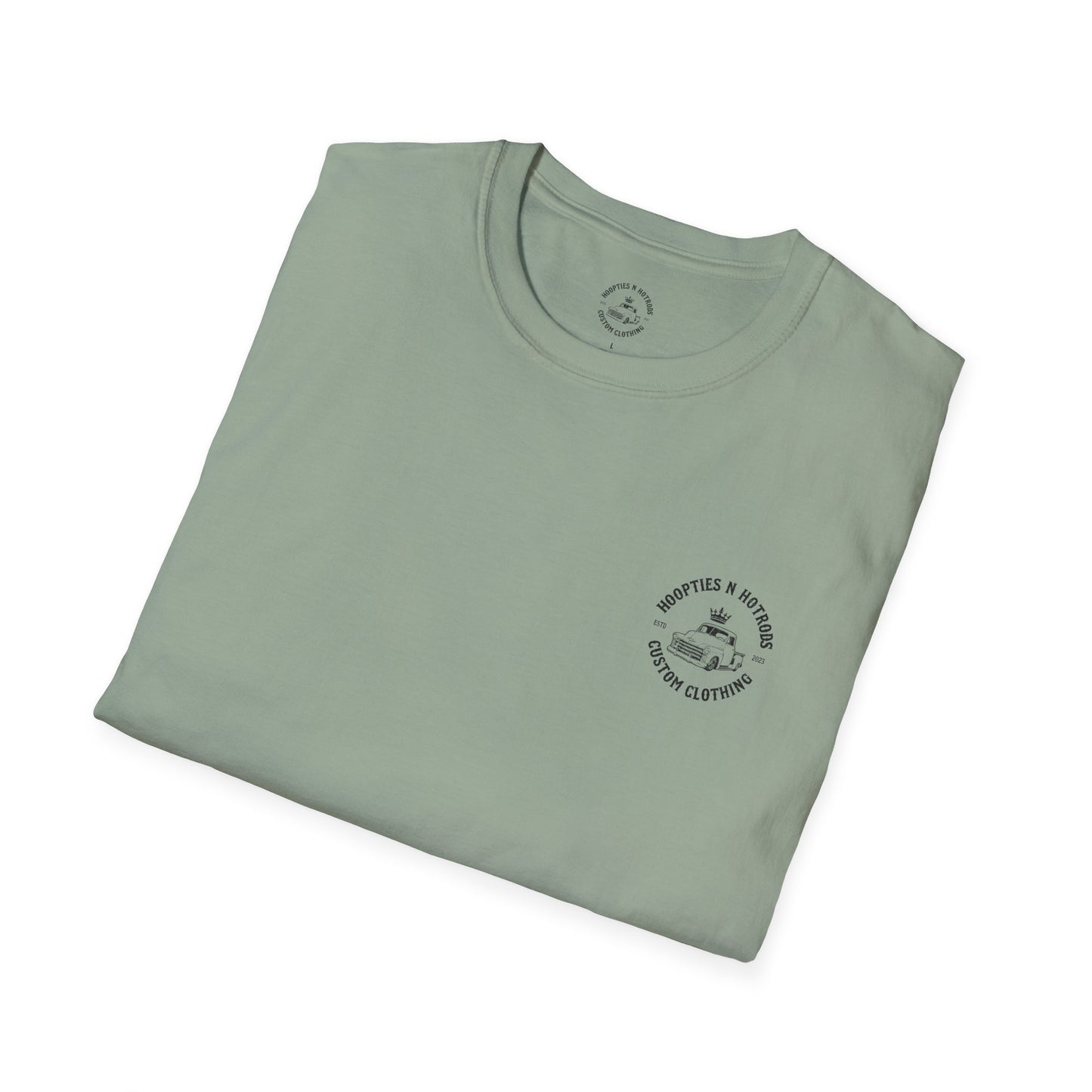 hoopties_n_hotrods Logo T-Shirt, Vintage Apparel, Classic Vehicle Shirt, Auto Lover Gift, Summer Style Tee