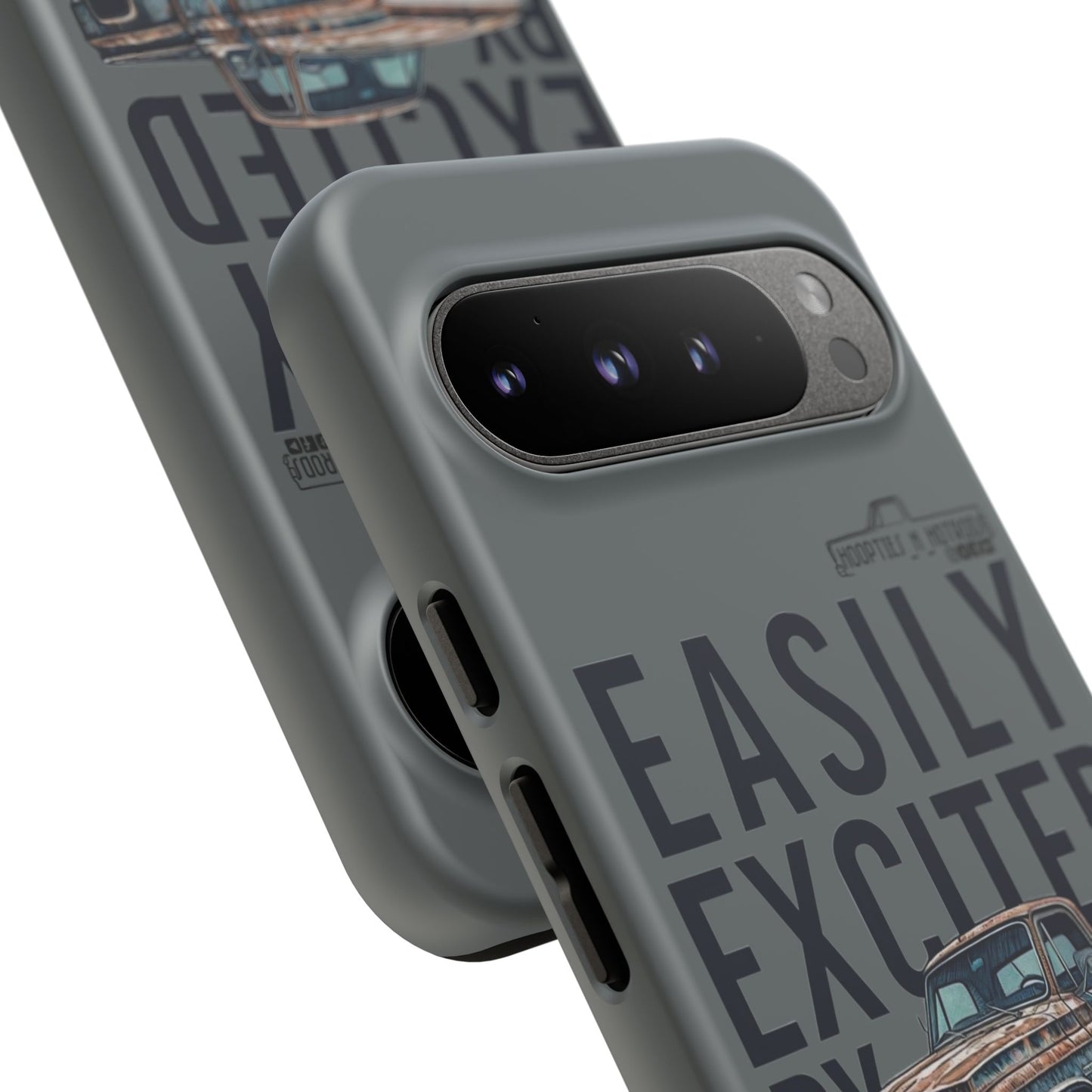 Easily Excited By Abandoned Trucks Phone Case - Easily Excited by Abandoned Trucks, Gifts for Car Lovers, Stylish Accessory, Cool Durable Covers, Unique Present