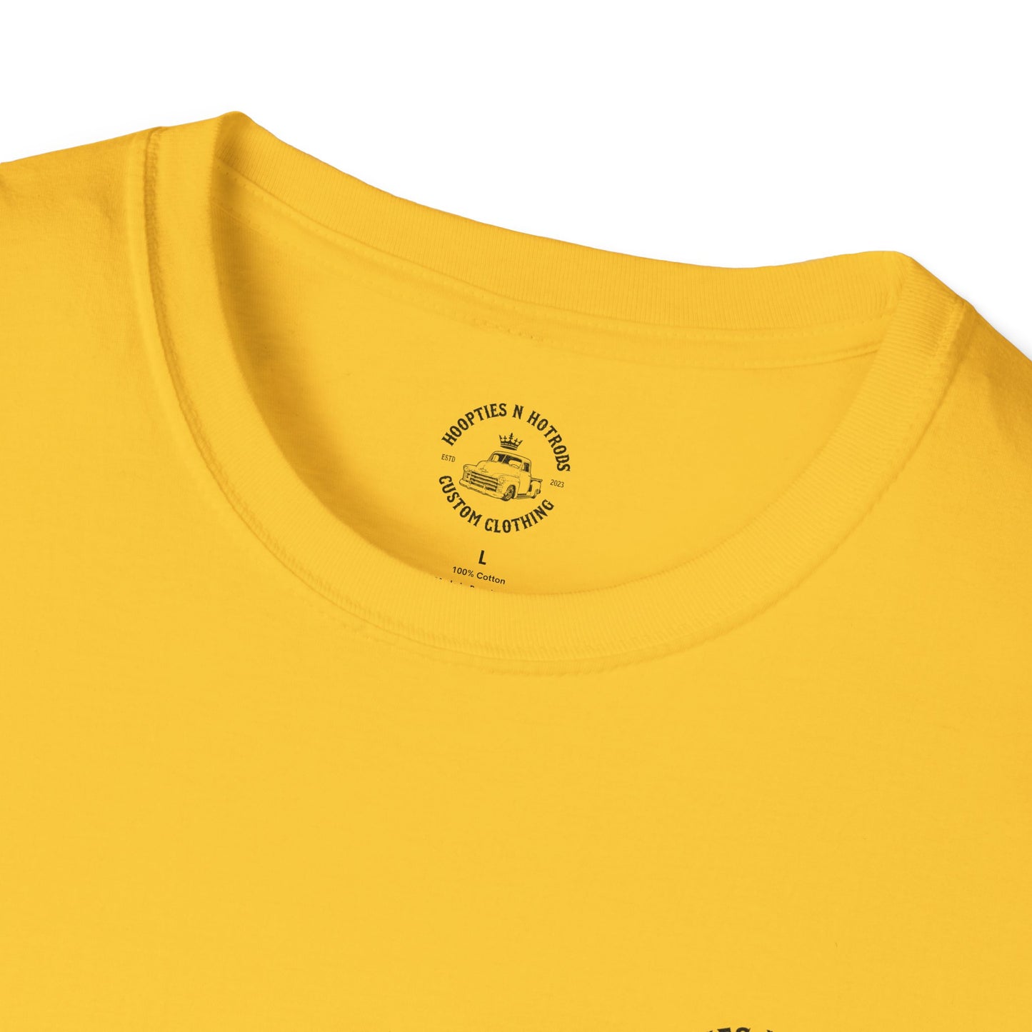 hoopties_n_hotrods Logo T-Shirt, Vintage Apparel, Classic Vehicle Shirt, Auto Lover Gift, Summer Style Tee