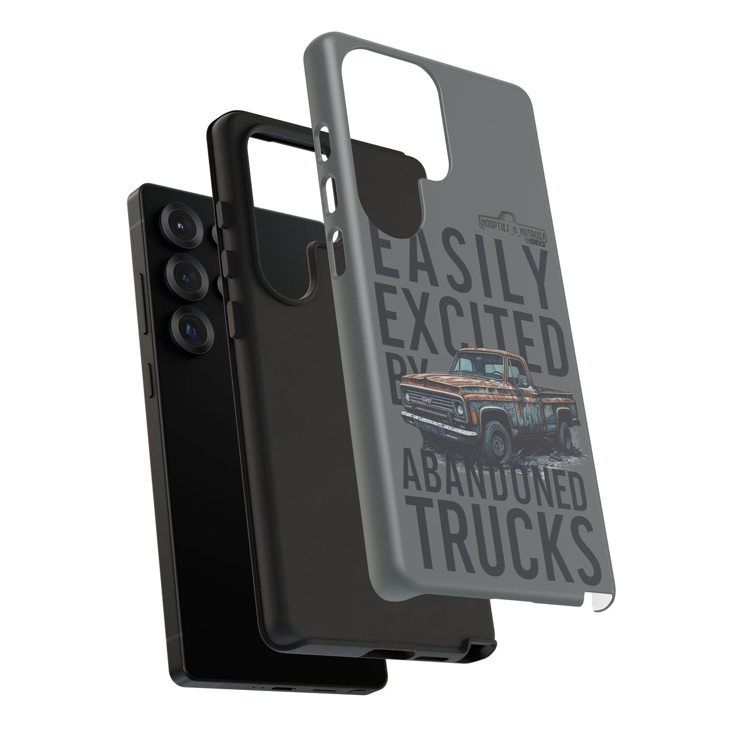Easily Excited By Abandoned Trucks Phone Case - Easily Excited by Abandoned Trucks, Gifts for Car Lovers, Stylish Accessory, Cool Durable Covers, Unique Present