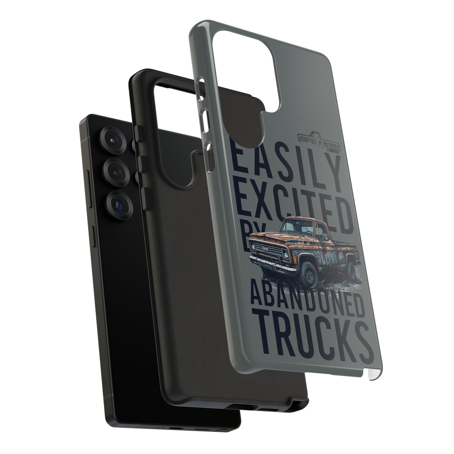 Easily Excited By Abandoned Trucks Phone Case - Easily Excited by Abandoned Trucks, Gifts for Car Lovers, Stylish Accessory, Cool Durable Covers, Unique Present