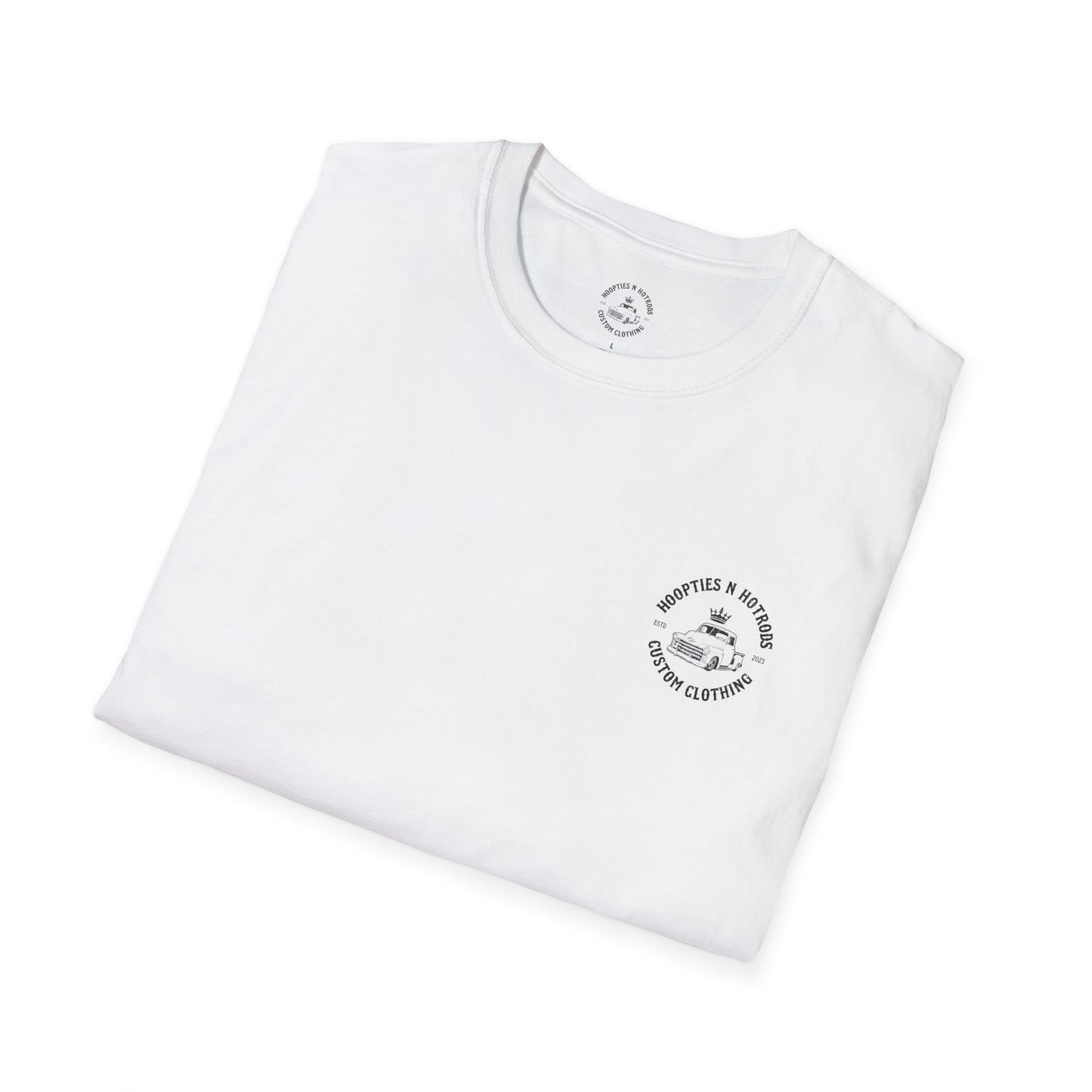 hoopties_n_hotrods Logo T-Shirt, Vintage Apparel, Classic Vehicle Shirt, Auto Lover Gift, Summer Style Tee