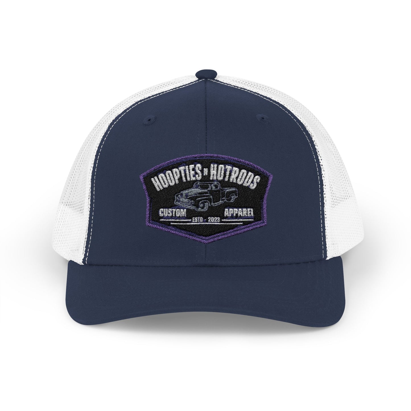 Snapback Trucker Cap w/ Hoopties N Hotrods Logo