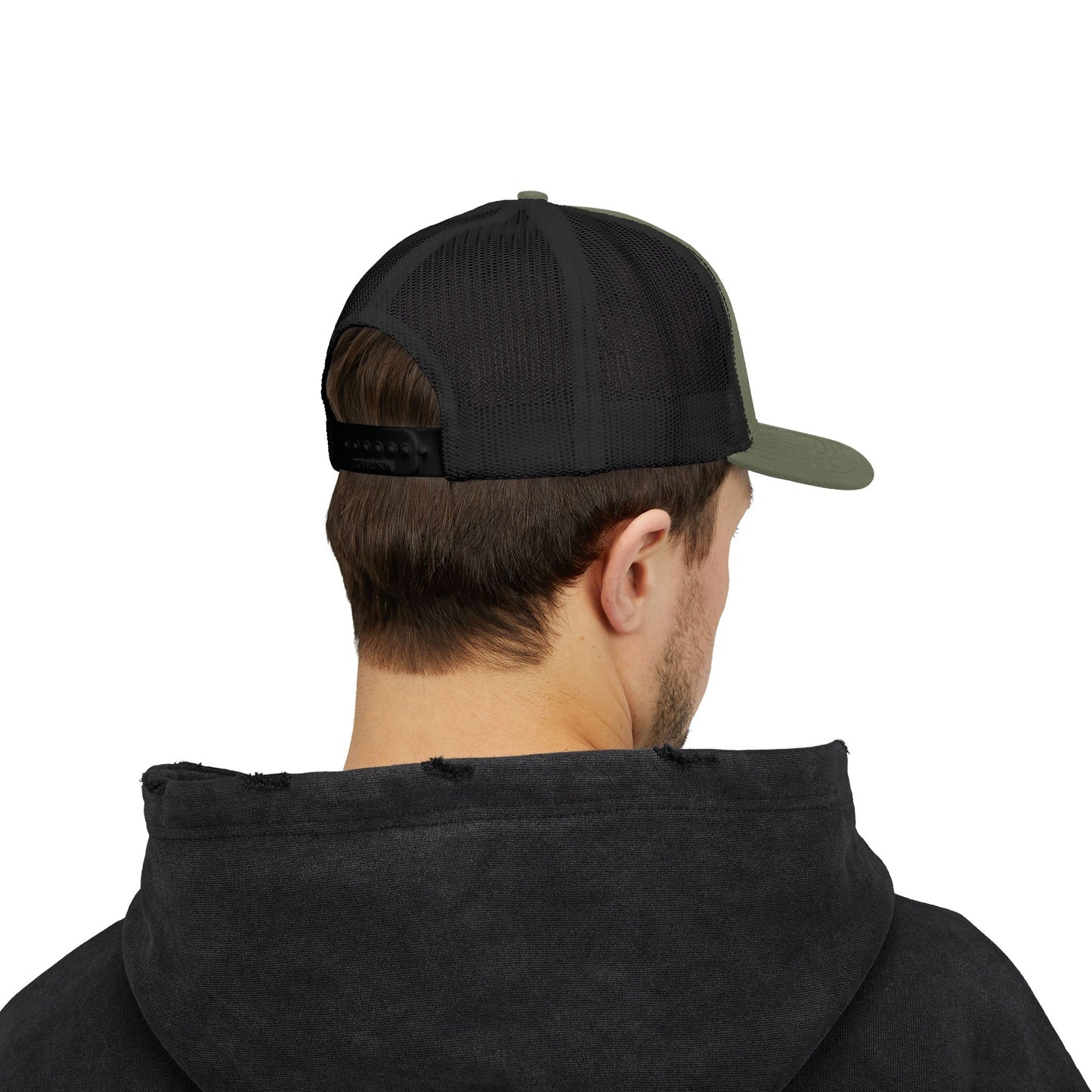 Snapback Trucker Cap w/ Hoopties N Hotrods Logo