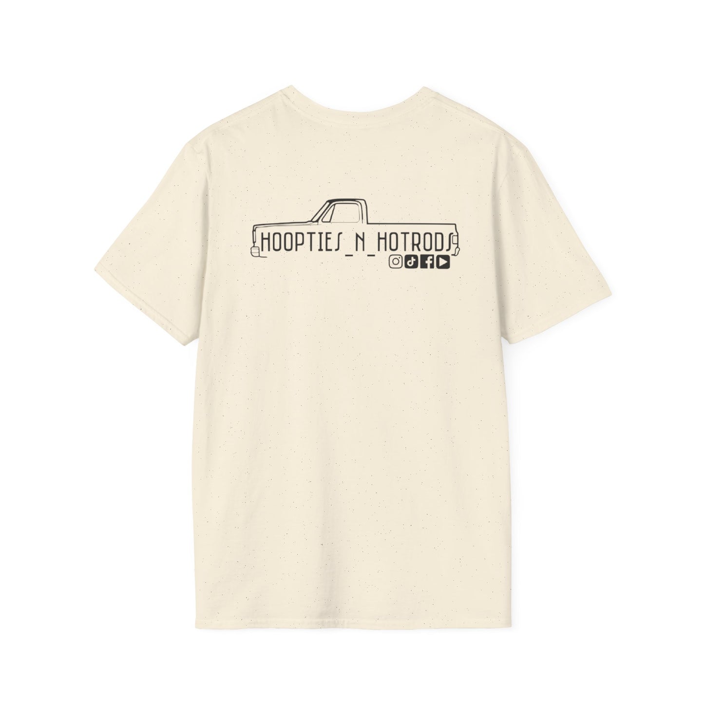 hoopties_n_hotrods Logo T-Shirt, Vintage Apparel, Classic Vehicle Shirt, Auto Lover Gift, Summer Style Tee