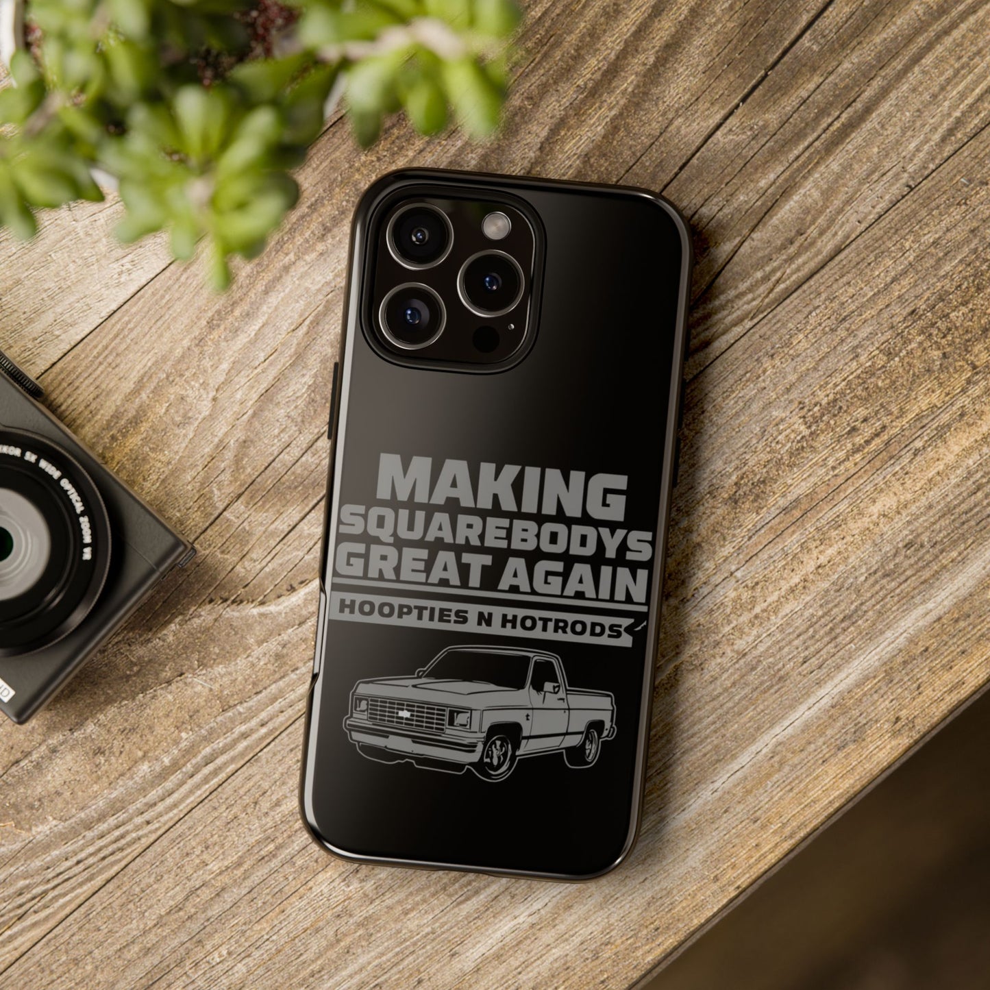 Making Squarebodies Great Again Phone Case - Great for Gearheads, Gift for Car Lovers, Customizable, Fun & Functional Accessory