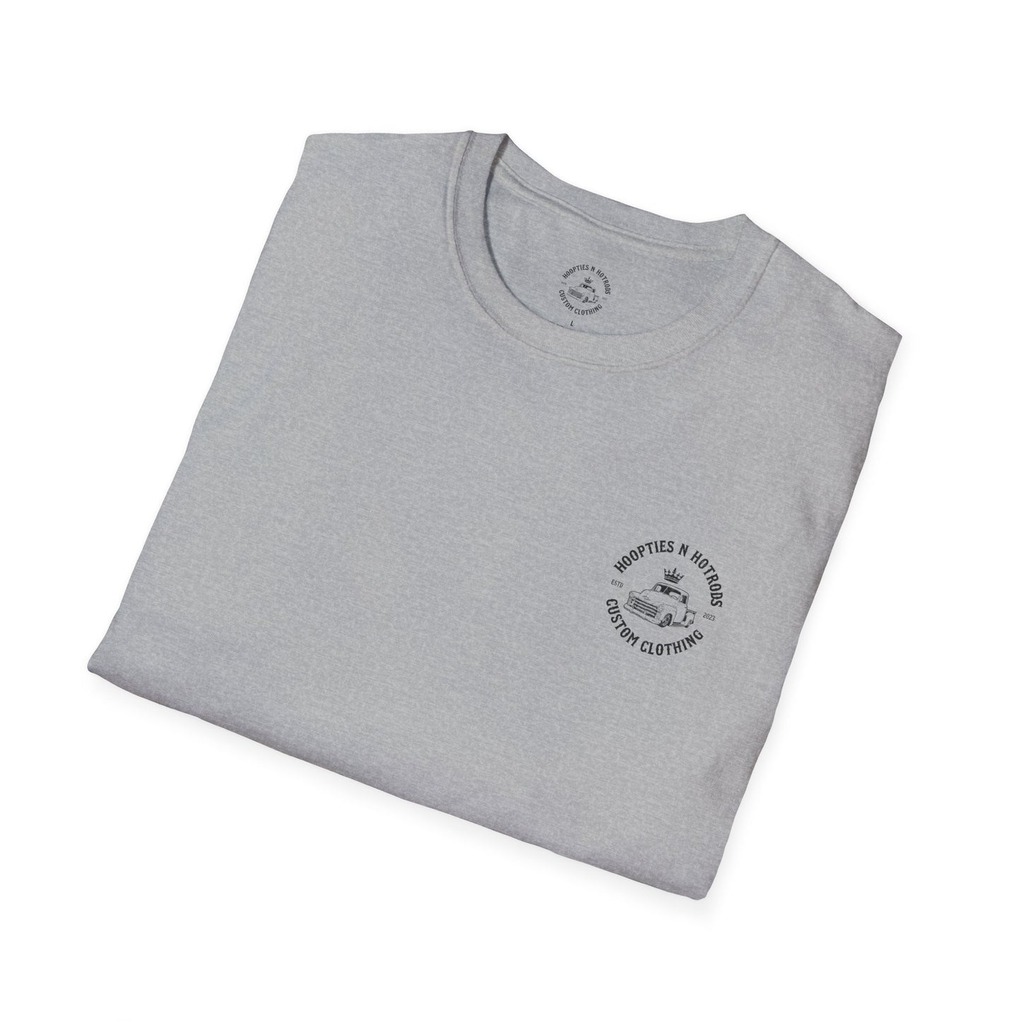 hoopties_n_hotrods Logo T-Shirt, Vintage Apparel, Classic Vehicle Shirt, Auto Lover Gift, Summer Style Tee