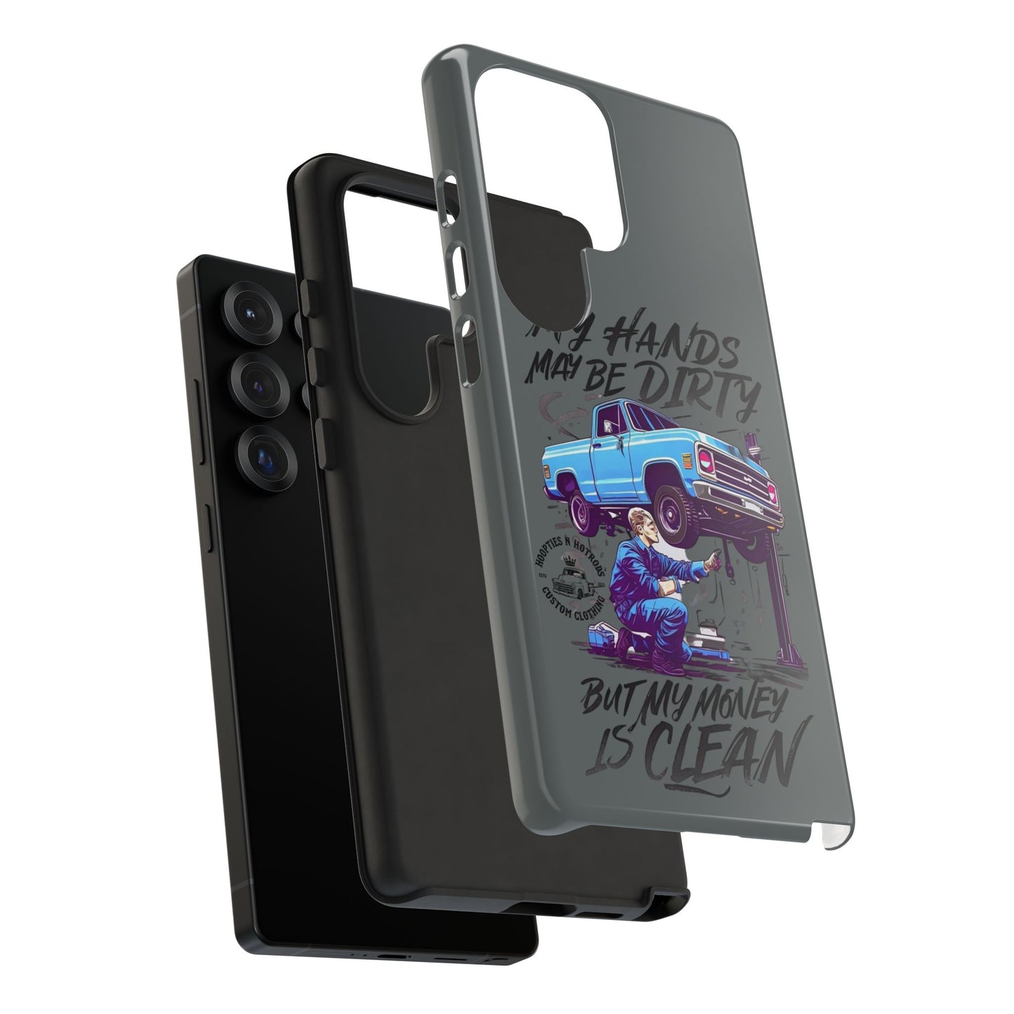 Mechanic Phone Case - My Hands May Be Dirty, Car Lover Gift, Birthday Present for Him, Automotive Phone Cover, Tough Cases