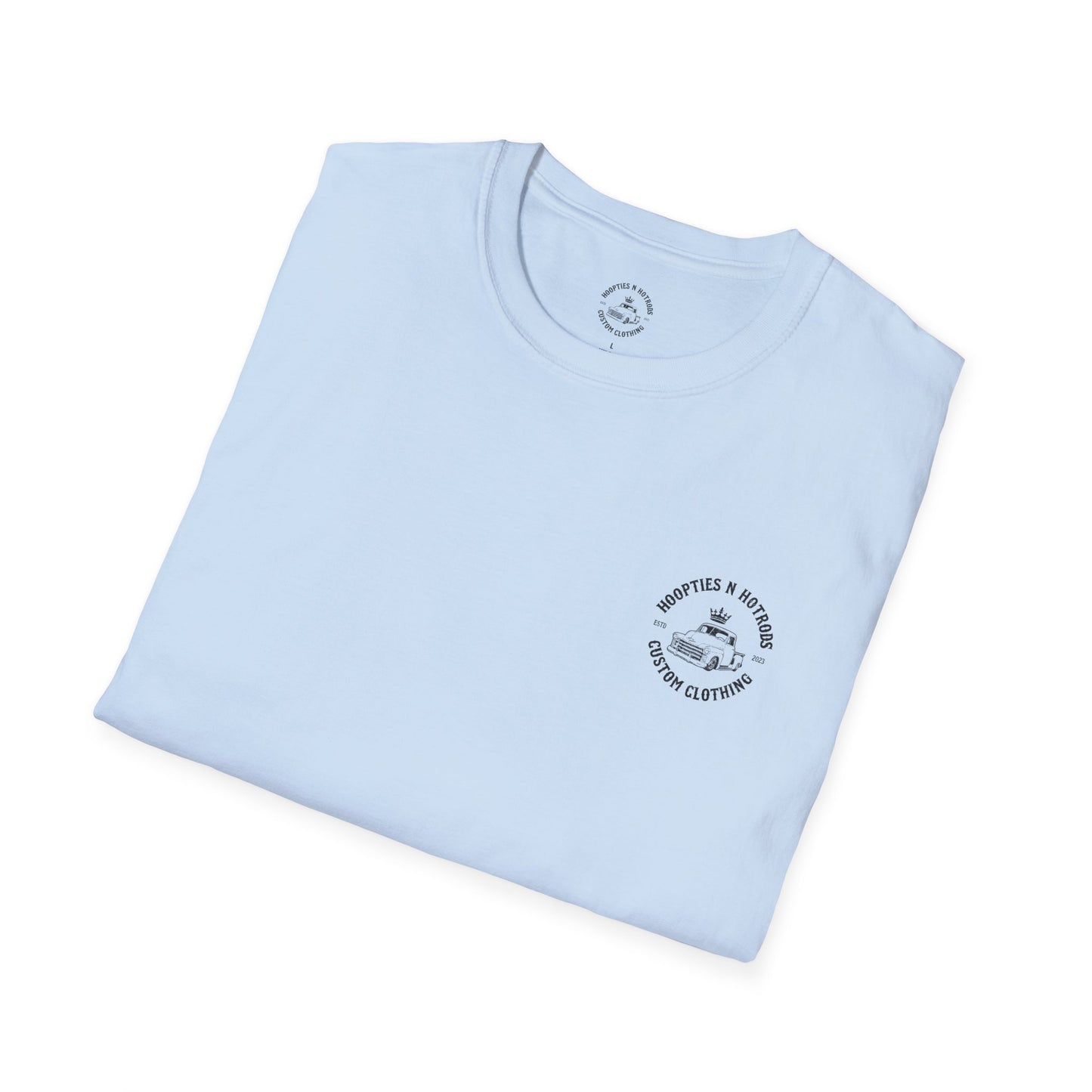 hoopties_n_hotrods Logo T-Shirt, Vintage Apparel, Classic Vehicle Shirt, Auto Lover Gift, Summer Style Tee