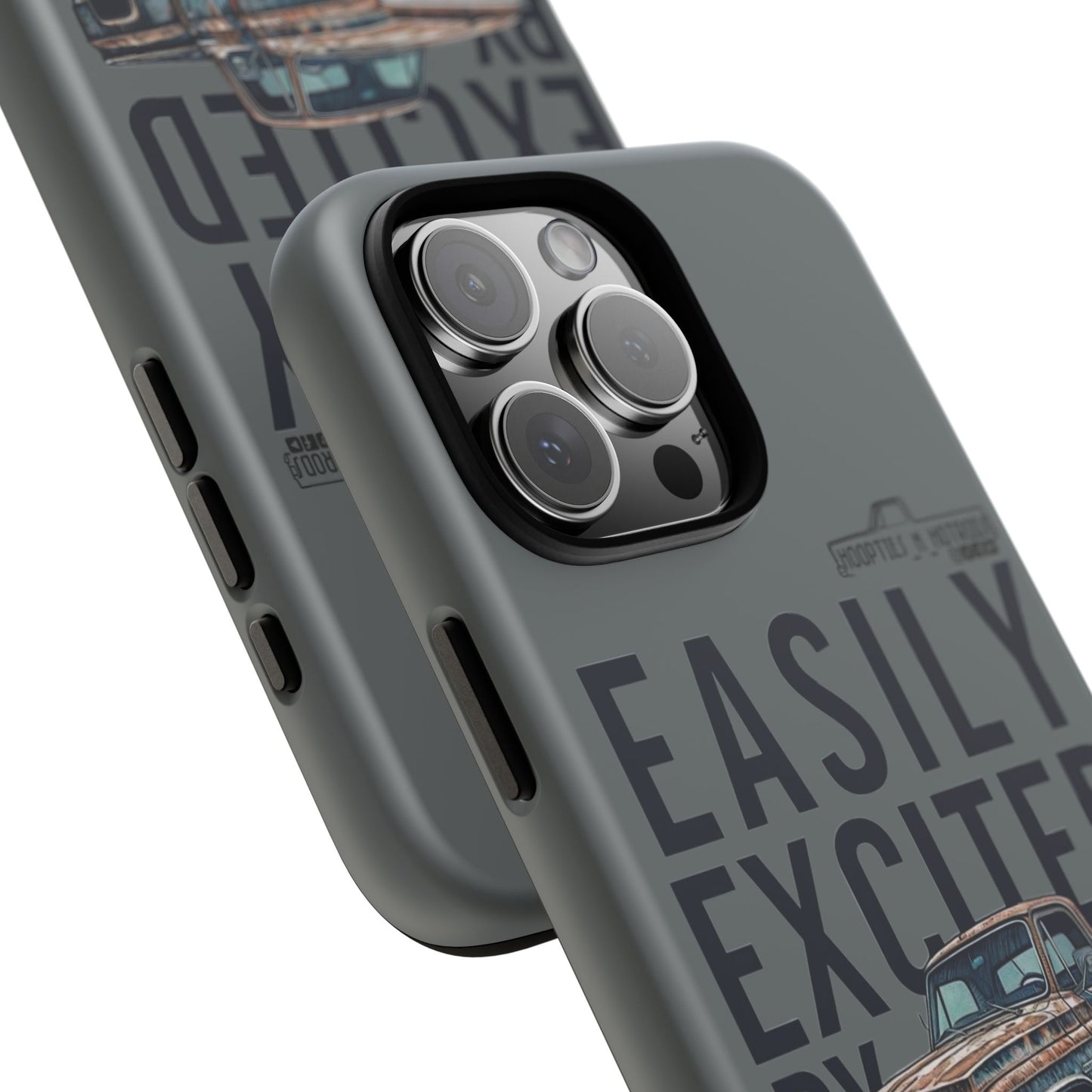 Easily Excited By Abandoned Trucks Phone Case - Easily Excited by Abandoned Trucks, Gifts for Car Lovers, Stylish Accessory, Cool Durable Covers, Unique Present