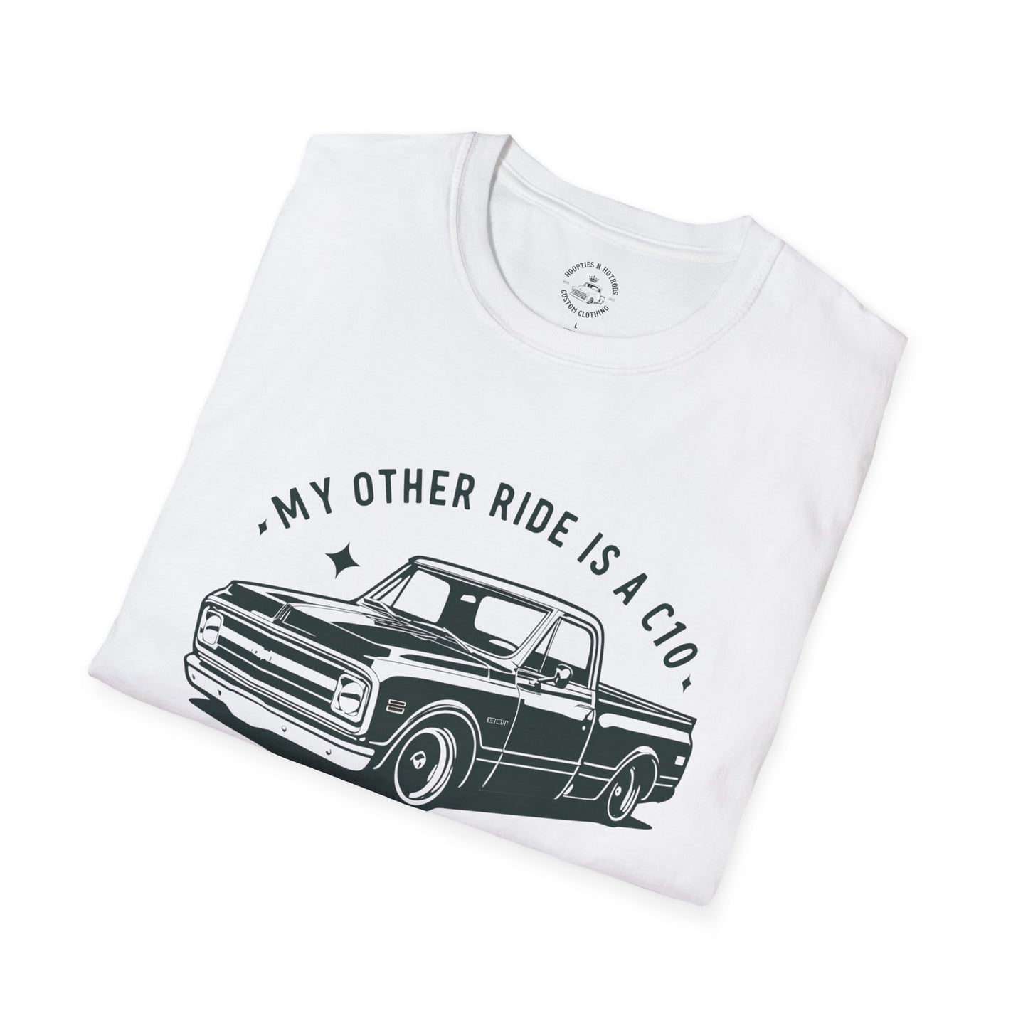 My Other Ride Is A C10, Vintage Truck Graphic T-Shirt, My Other Ride is a Classic, Gift for Car Lovers, Unisex Tee, Automotive Humor Shirt, Casual Fashion