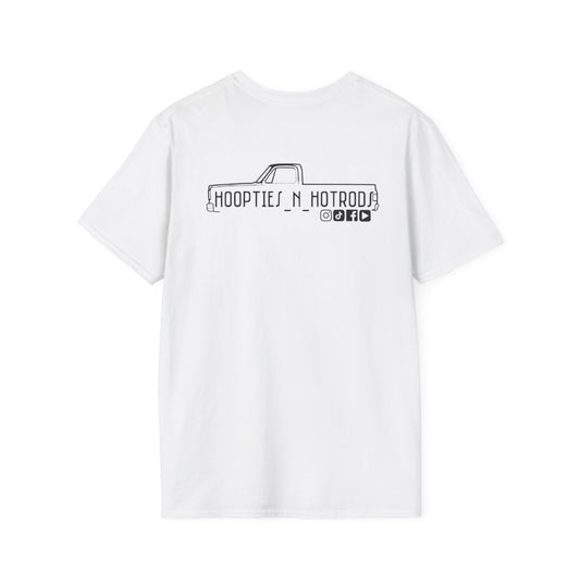 hoopties_n_hotrods Logo T-Shirt, Vintage Apparel, Classic Vehicle Shirt, Auto Lover Gift, Summer Style Tee