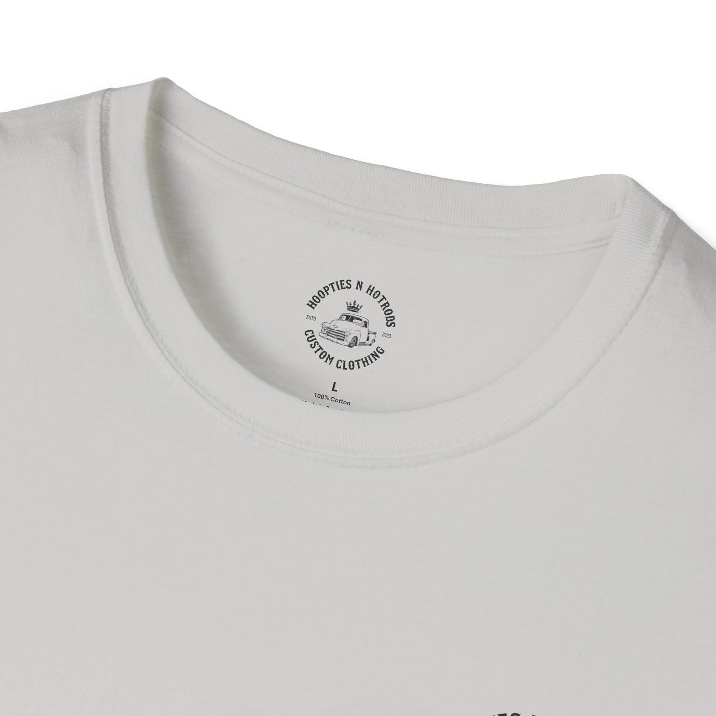 hoopties_n_hotrods Logo T-Shirt, Vintage Apparel, Classic Vehicle Shirt, Auto Lover Gift, Summer Style Tee