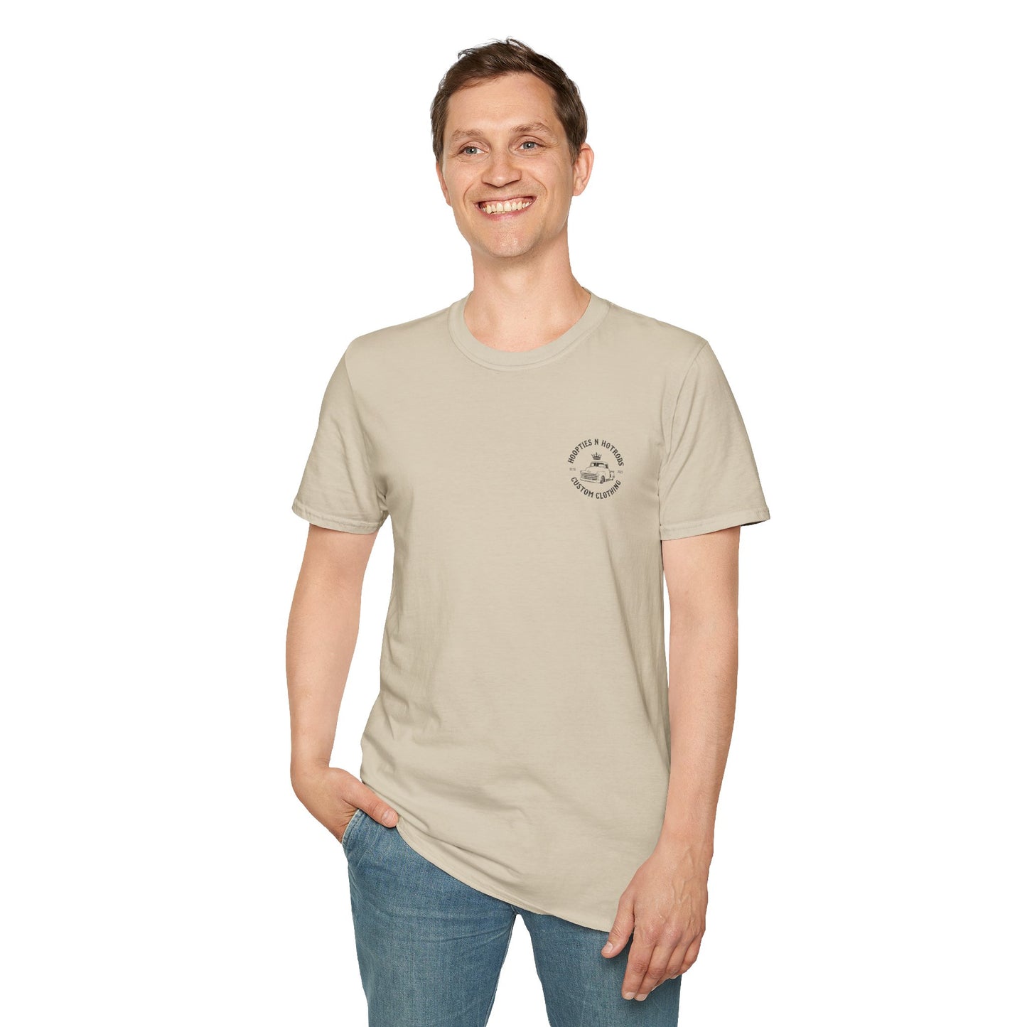 hoopties_n_hotrods Logo T-Shirt, Vintage Apparel, Classic Vehicle Shirt, Auto Lover Gift, Summer Style Tee