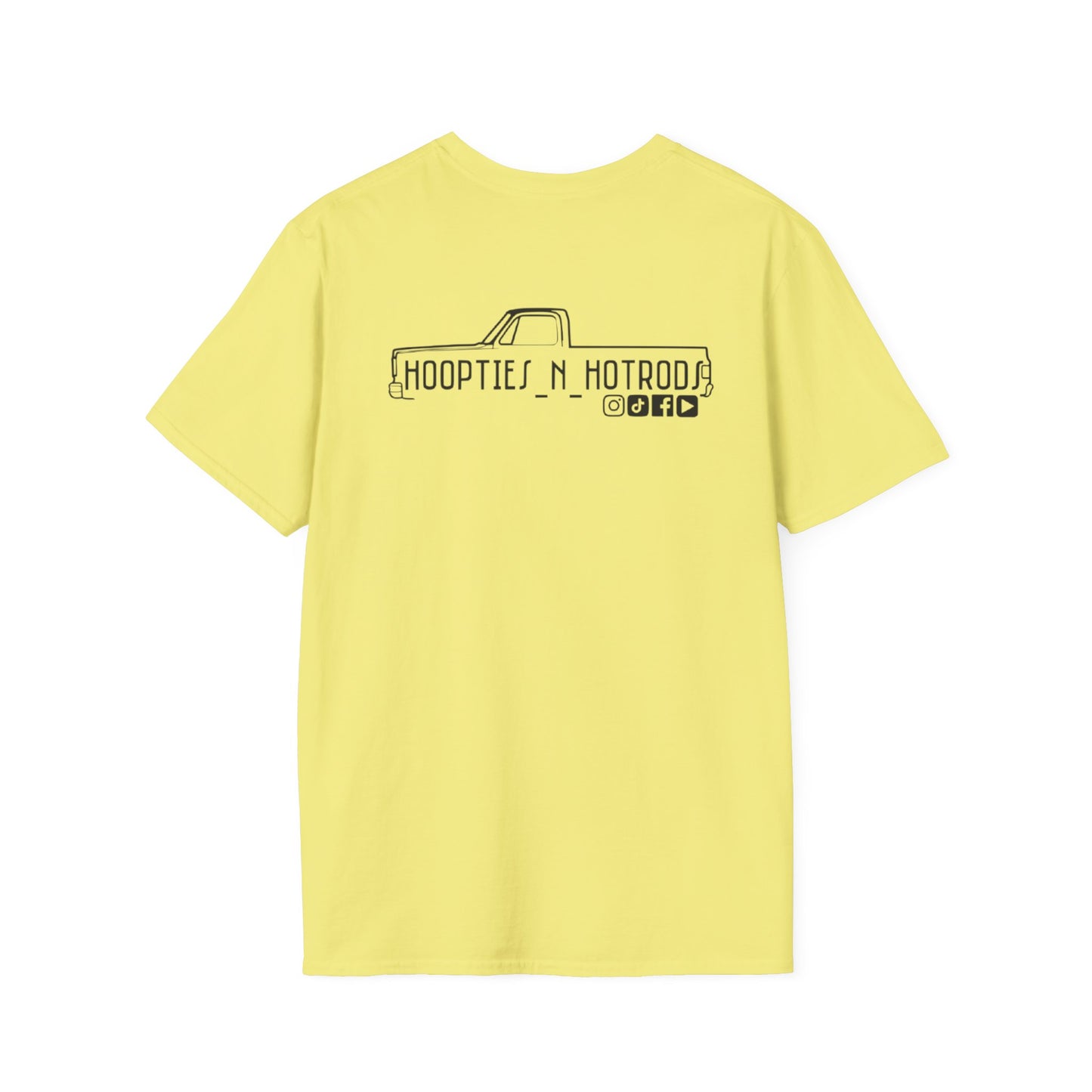 hoopties_n_hotrods Logo T-Shirt, Vintage Apparel, Classic Vehicle Shirt, Auto Lover Gift, Summer Style Tee
