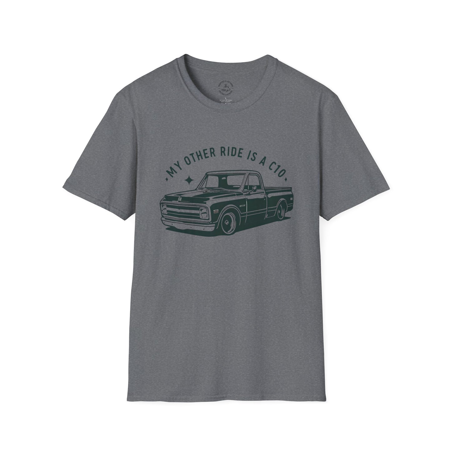 My Other Ride Is A C10, Vintage Truck Graphic T-Shirt, My Other Ride is a Classic, Gift for Car Lovers, Unisex Tee, Automotive Humor Shirt, Casual Fashion