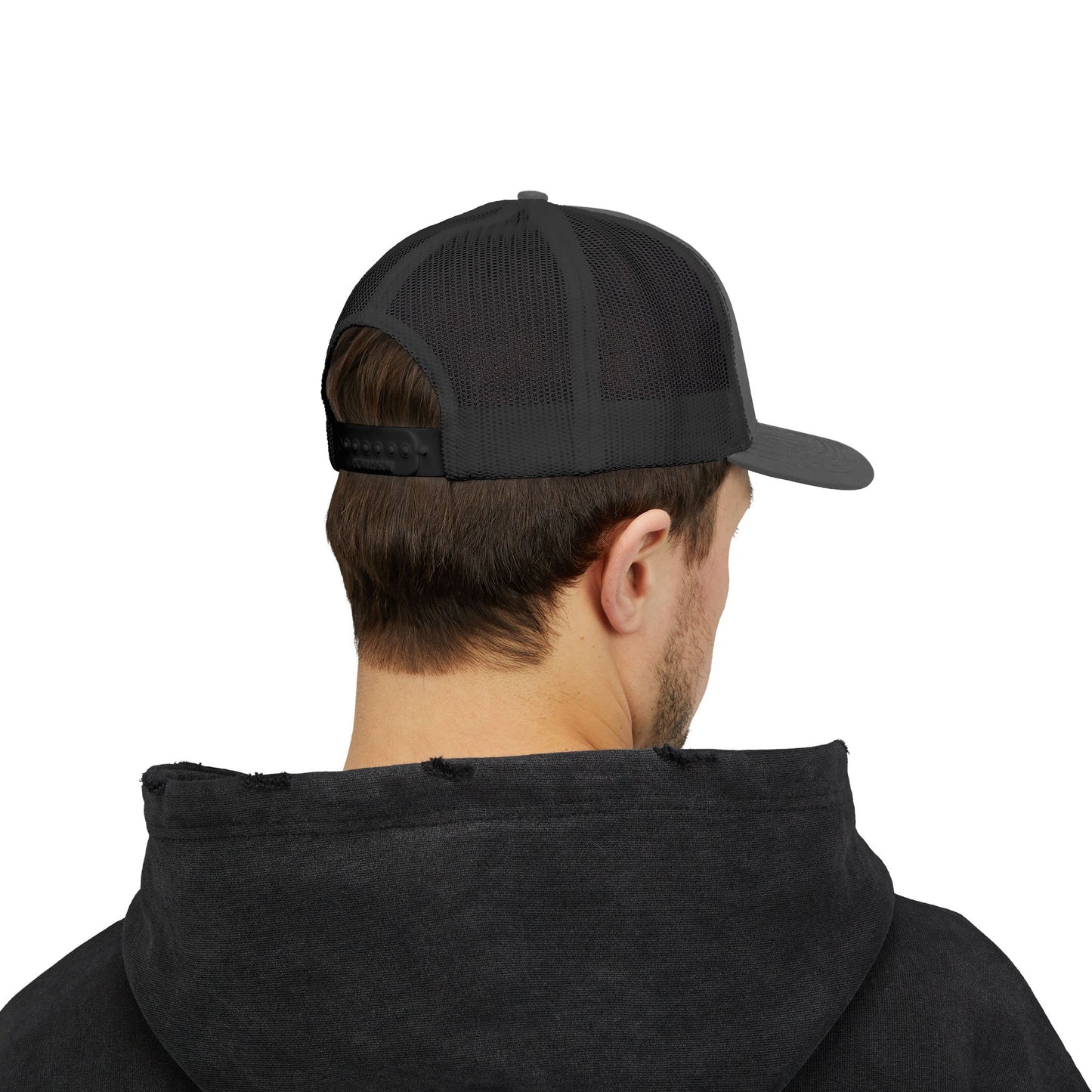 Snapback Trucker Cap w/ Hoopties N Hotrods Logo