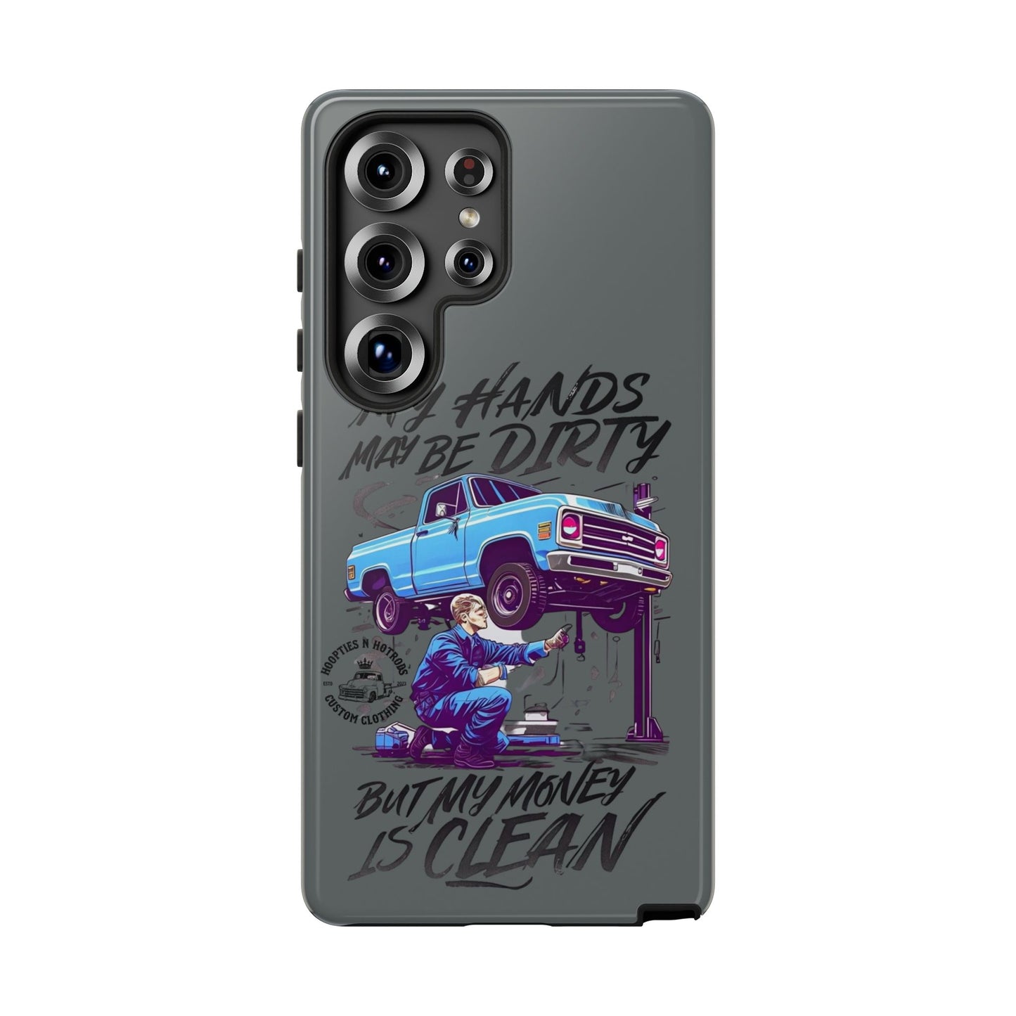 Mechanic Phone Case - My Hands May Be Dirty, Car Lover Gift, Birthday Present for Him, Automotive Phone Cover, Tough Cases