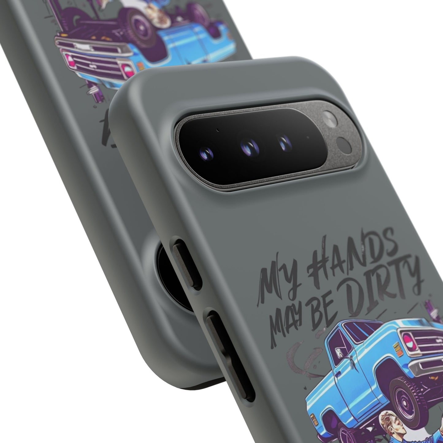 Mechanic Phone Case - My Hands May Be Dirty, Car Lover Gift, Birthday Present for Him, Automotive Phone Cover, Tough Cases