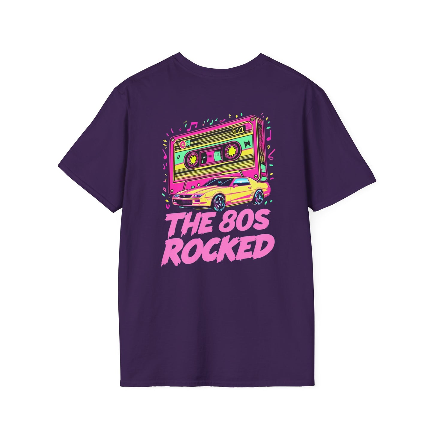 The 80s Rocked Camaro T-Shirt, Nostalgic Vintage Tee, Gift for Music Lovers, Unisex Graphic Shirt, 80s Party Outfit, Casual Everyday Wear