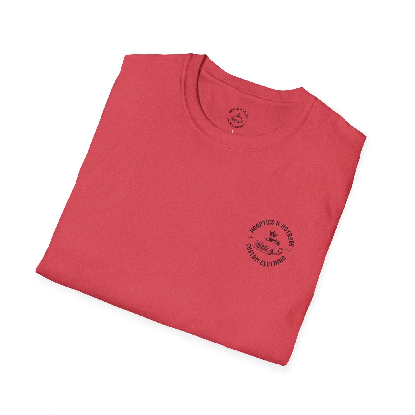 hoopties_n_hotrods Logo T-Shirt, Vintage Apparel, Classic Vehicle Shirt, Auto Lover Gift, Summer Style Tee