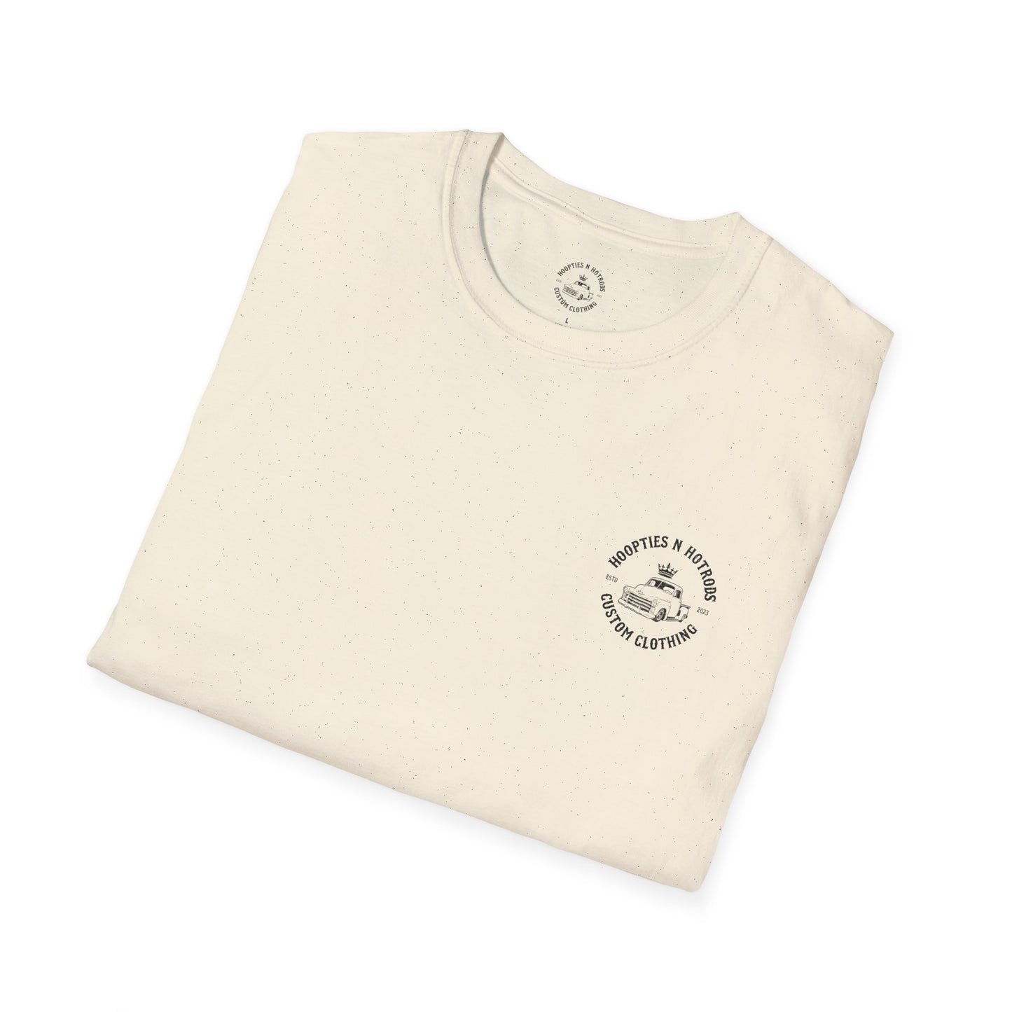 hoopties_n_hotrods Logo T-Shirt, Vintage Apparel, Classic Vehicle Shirt, Auto Lover Gift, Summer Style Tee