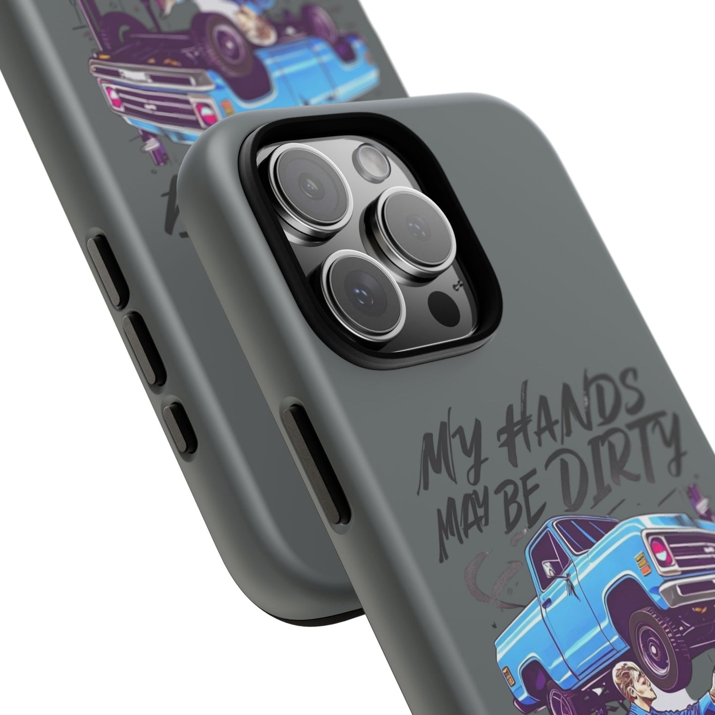 Mechanic Phone Case - My Hands May Be Dirty, Car Lover Gift, Birthday Present for Him, Automotive Phone Cover, Tough Cases