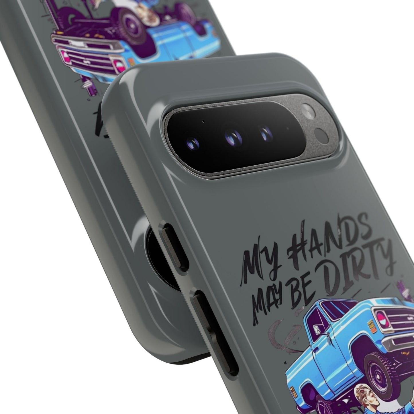 Mechanic Phone Case - My Hands May Be Dirty, Car Lover Gift, Birthday Present for Him, Automotive Phone Cover, Tough Cases