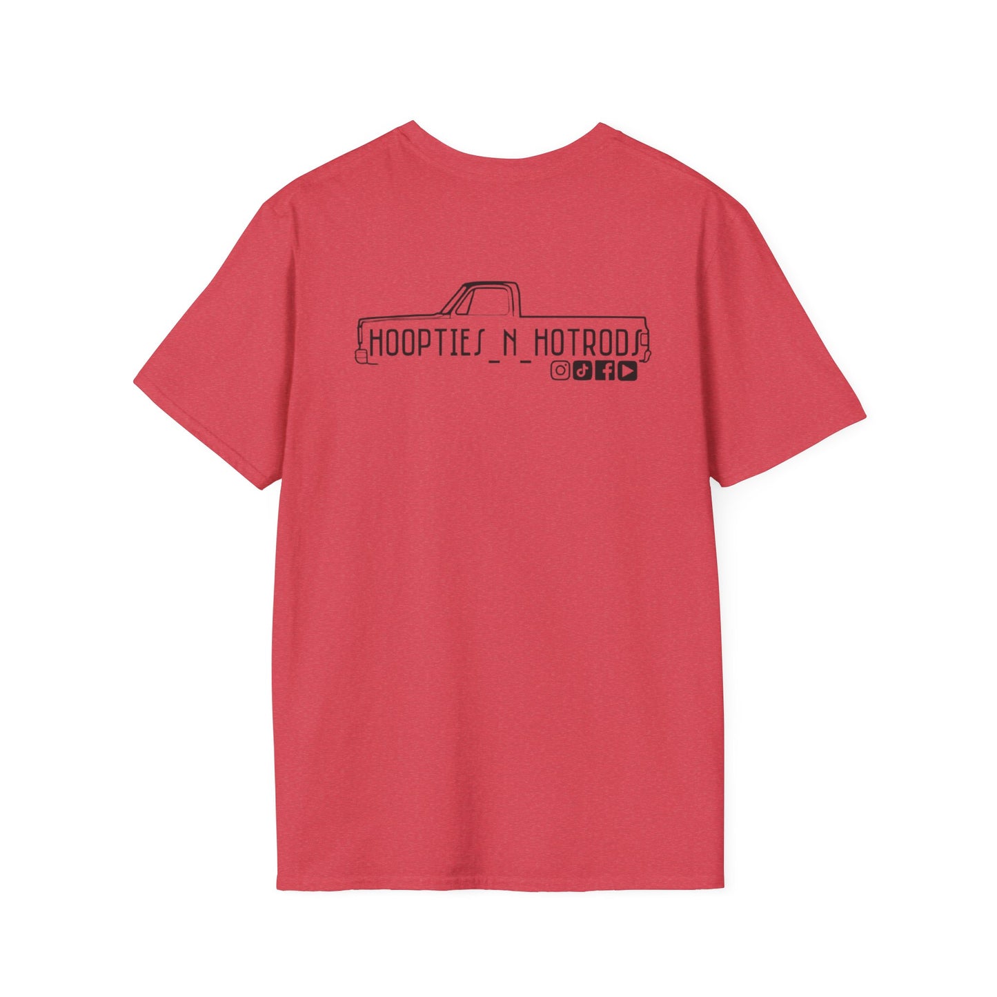 hoopties_n_hotrods Logo T-Shirt, Vintage Apparel, Classic Vehicle Shirt, Auto Lover Gift, Summer Style Tee