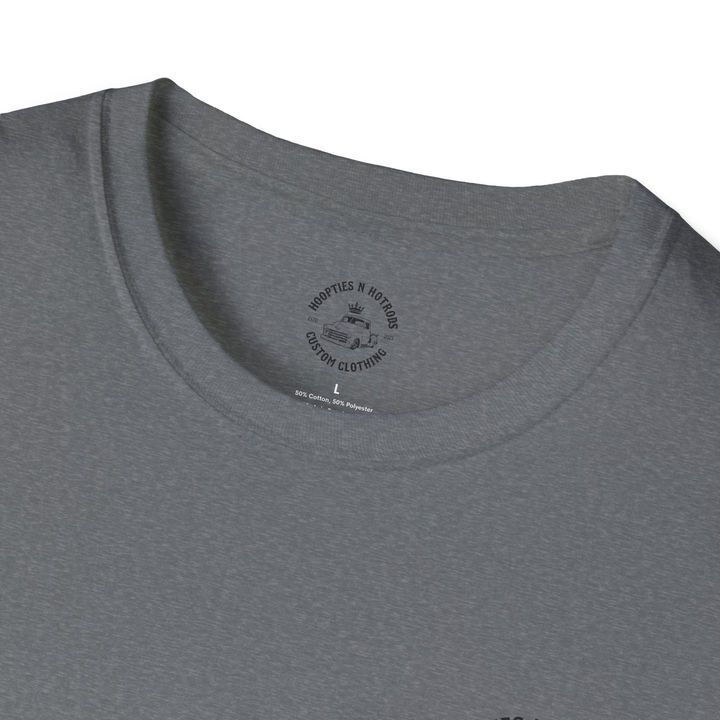 hoopties_n_hotrods Logo T-Shirt, Vintage Apparel, Classic Vehicle Shirt, Auto Lover Gift, Summer Style Tee
