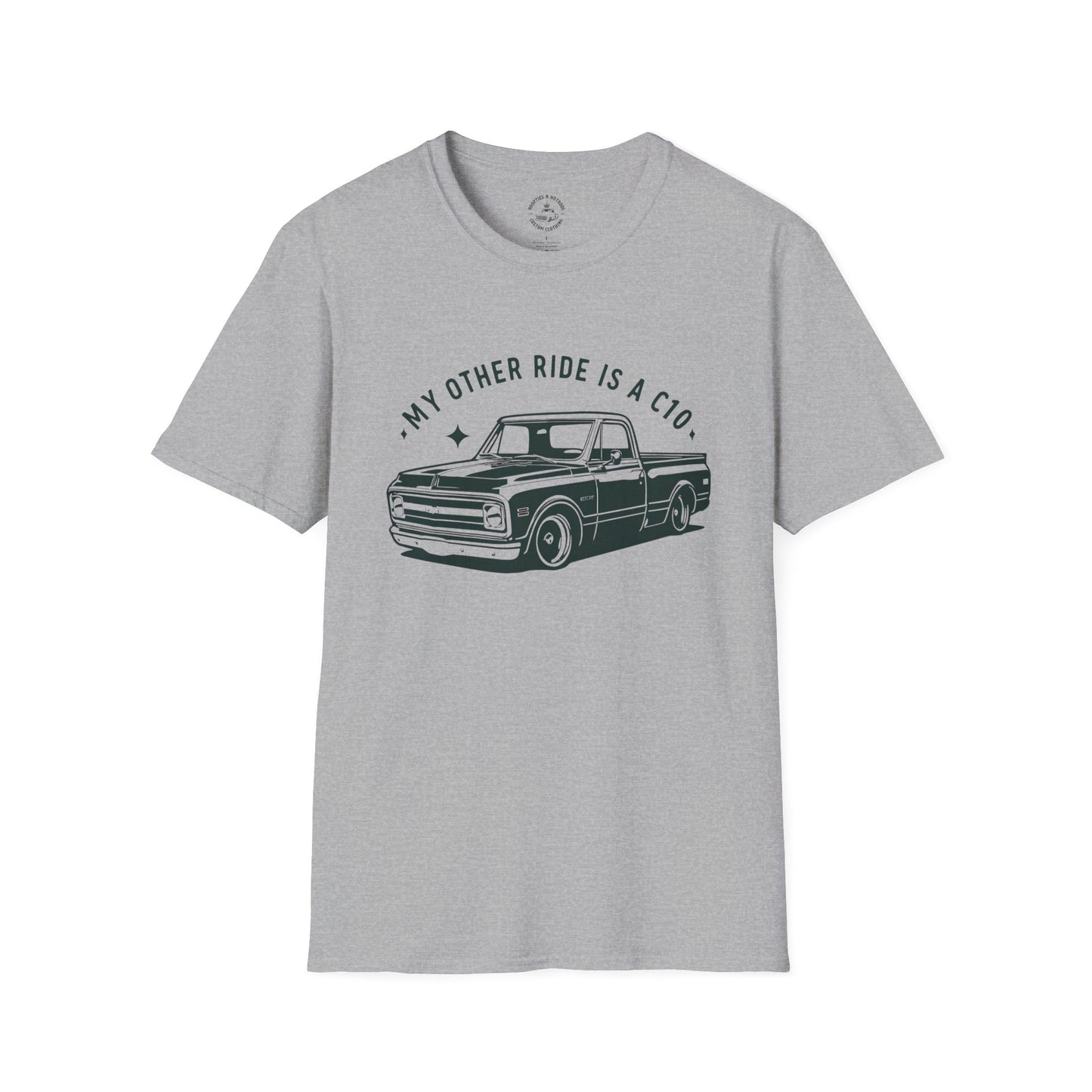 My Other Ride Is A C10, Vintage Truck Graphic T-Shirt, My Other Ride is a Classic, Gift for Car Lovers, Unisex Tee, Automotive Humor Shirt, Casual Fashion