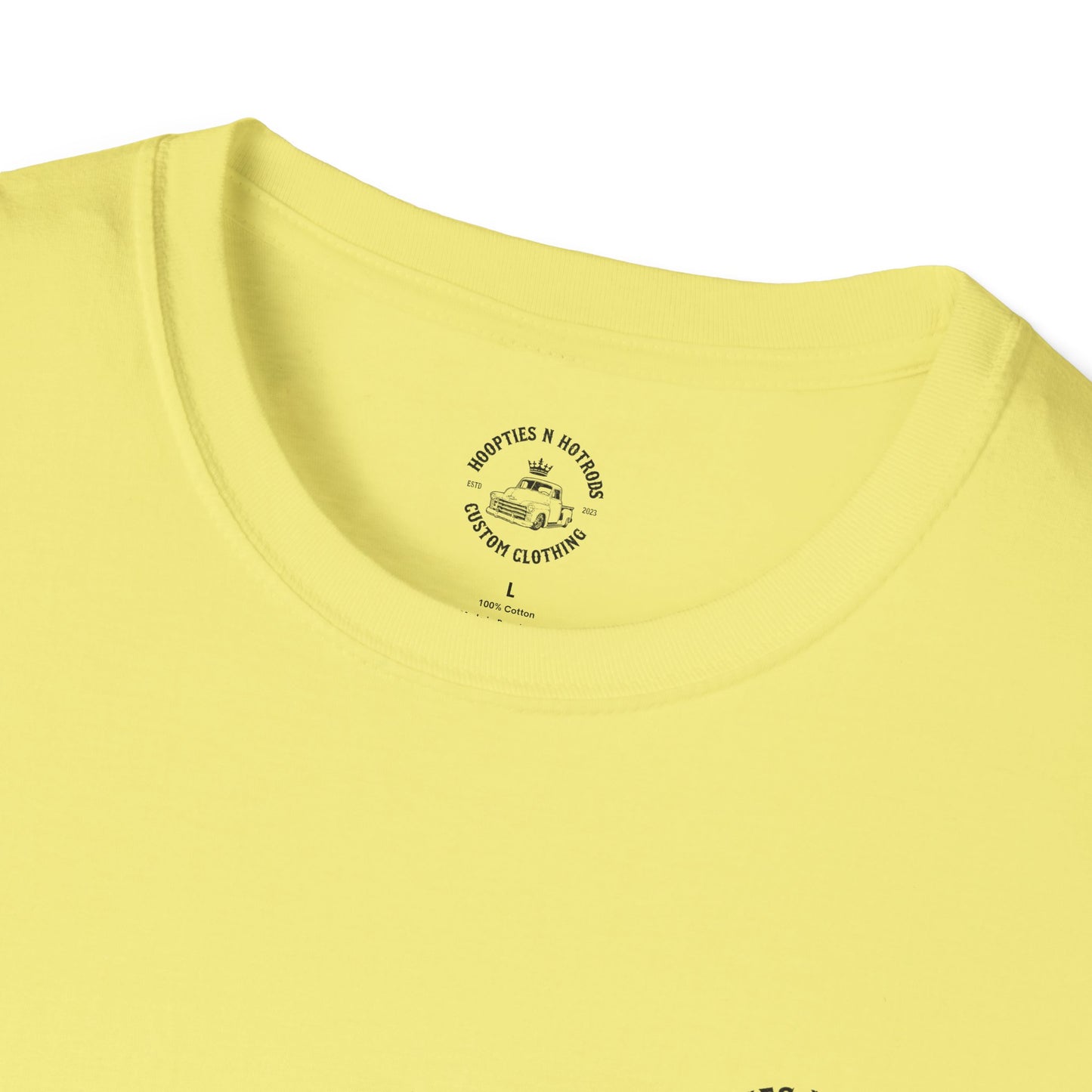 hoopties_n_hotrods Logo T-Shirt, Vintage Apparel, Classic Vehicle Shirt, Auto Lover Gift, Summer Style Tee