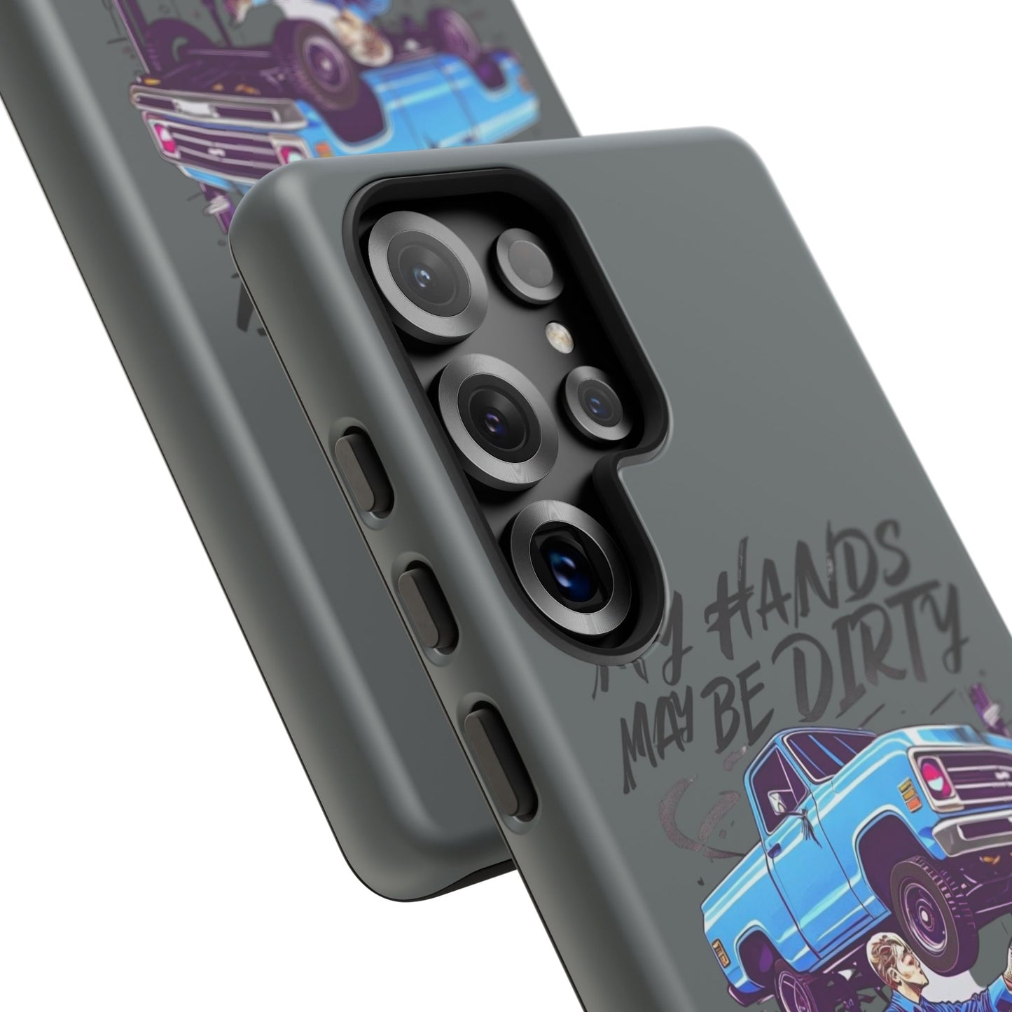 Mechanic Phone Case - My Hands May Be Dirty, Car Lover Gift, Birthday Present for Him, Automotive Phone Cover, Tough Cases