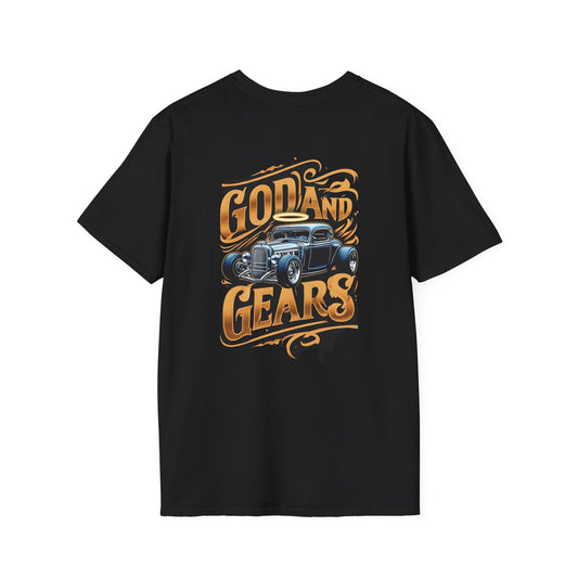 Vintage Car Graphic Tee - God and Gears Unisex T-Shirt, Perfect Gift for Car Lovers, Father's Day, Birthday, Casual Style