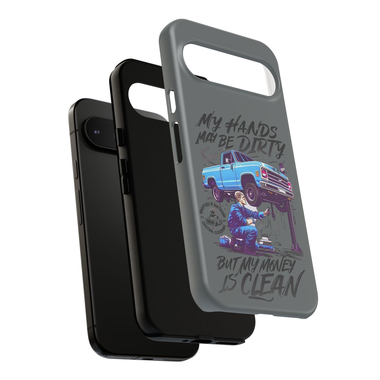 Mechanic Phone Case - My Hands May Be Dirty, Car Lover Gift, Birthday Present for Him, Automotive Phone Cover, Tough Cases