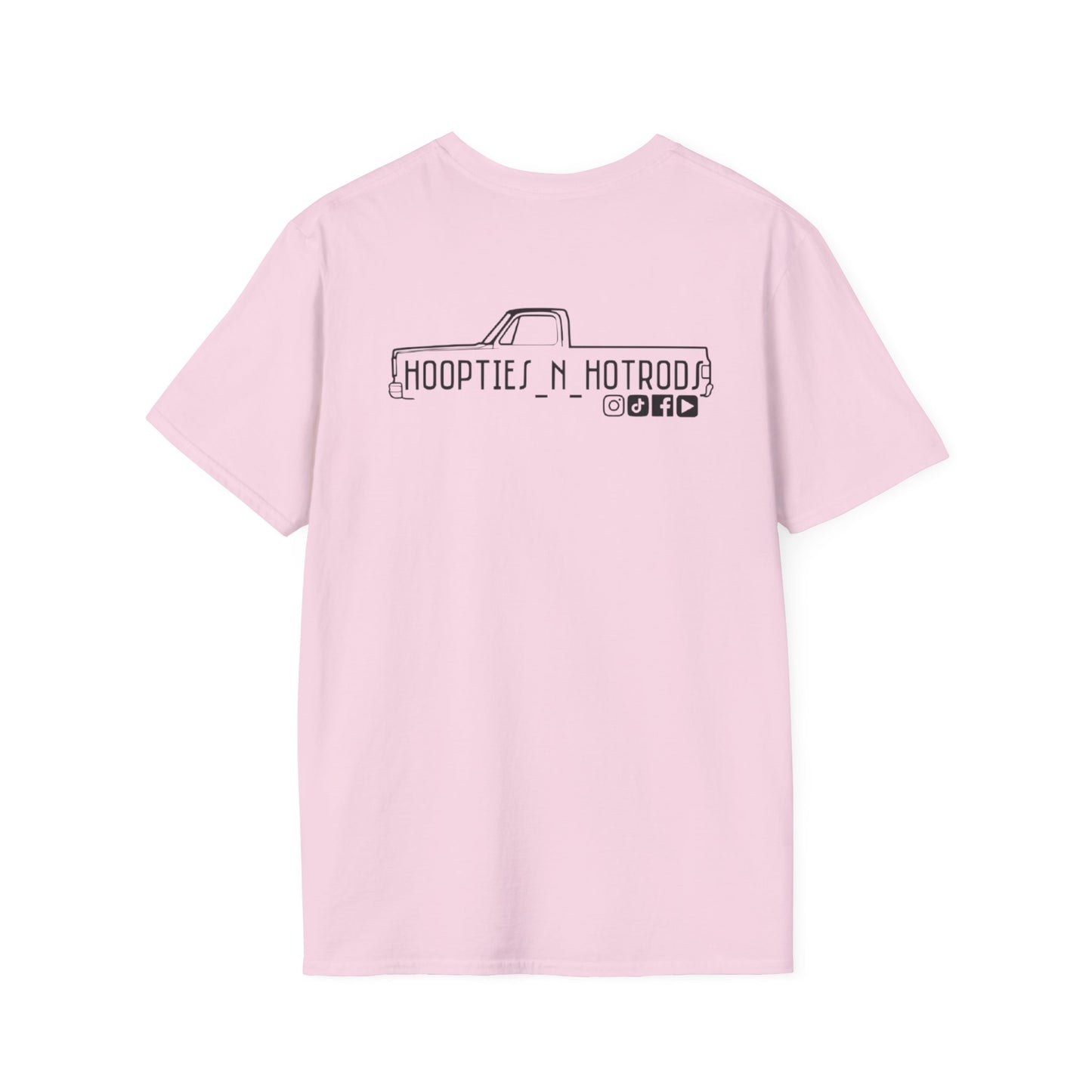 hoopties_n_hotrods Logo T-Shirt, Vintage Apparel, Classic Vehicle Shirt, Auto Lover Gift, Summer Style Tee