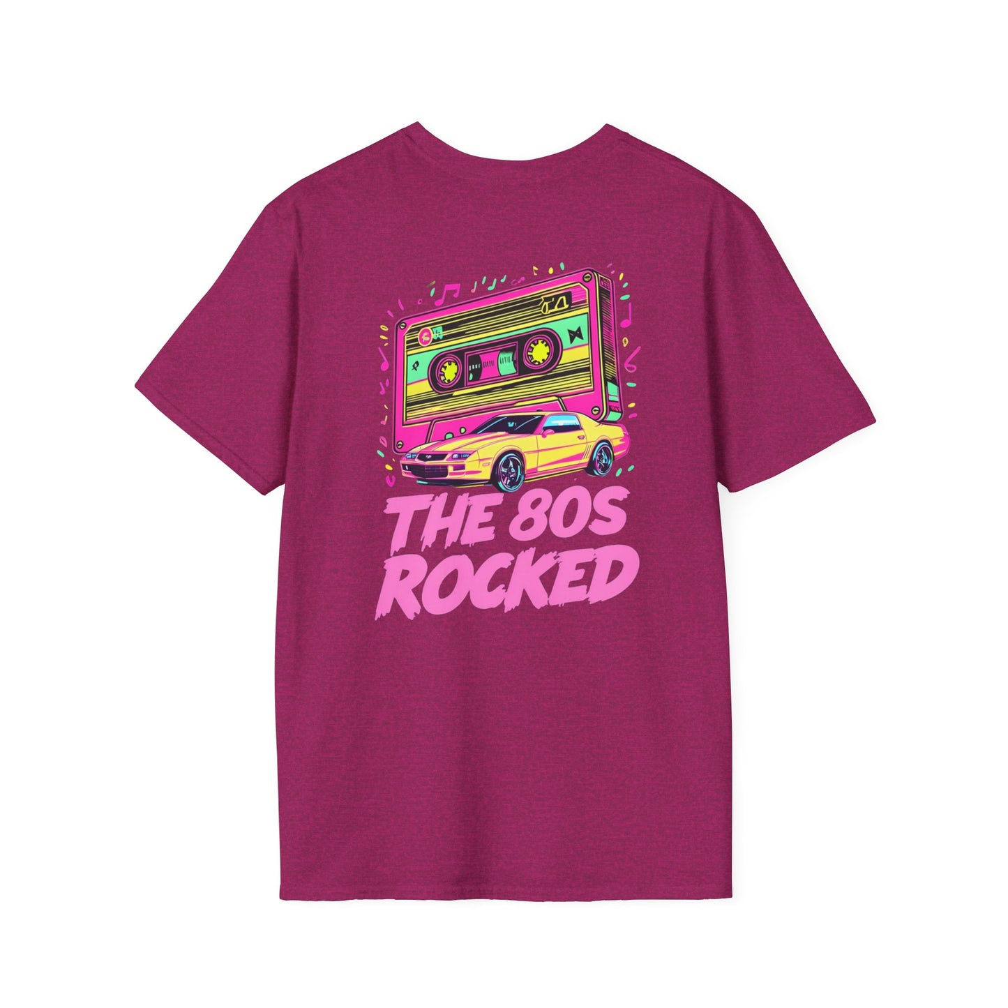 The 80s Rocked Camaro T-Shirt, Nostalgic Vintage Tee, Gift for Music Lovers, Unisex Graphic Shirt, 80s Party Outfit, Casual Everyday Wear