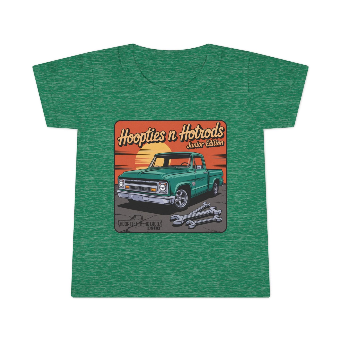 Hoopties N Hotrods Junior Edition Toddler T-Shirt, Cute Kids Tee, Automotive Gift, Car Lover Outfit, Birthday Party Clothing