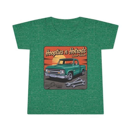 Hoopties N Hotrods Junior Edition Toddler T-Shirt, Cute Kids Tee, Automotive Gift, Car Lover Outfit, Birthday Party Clothing
