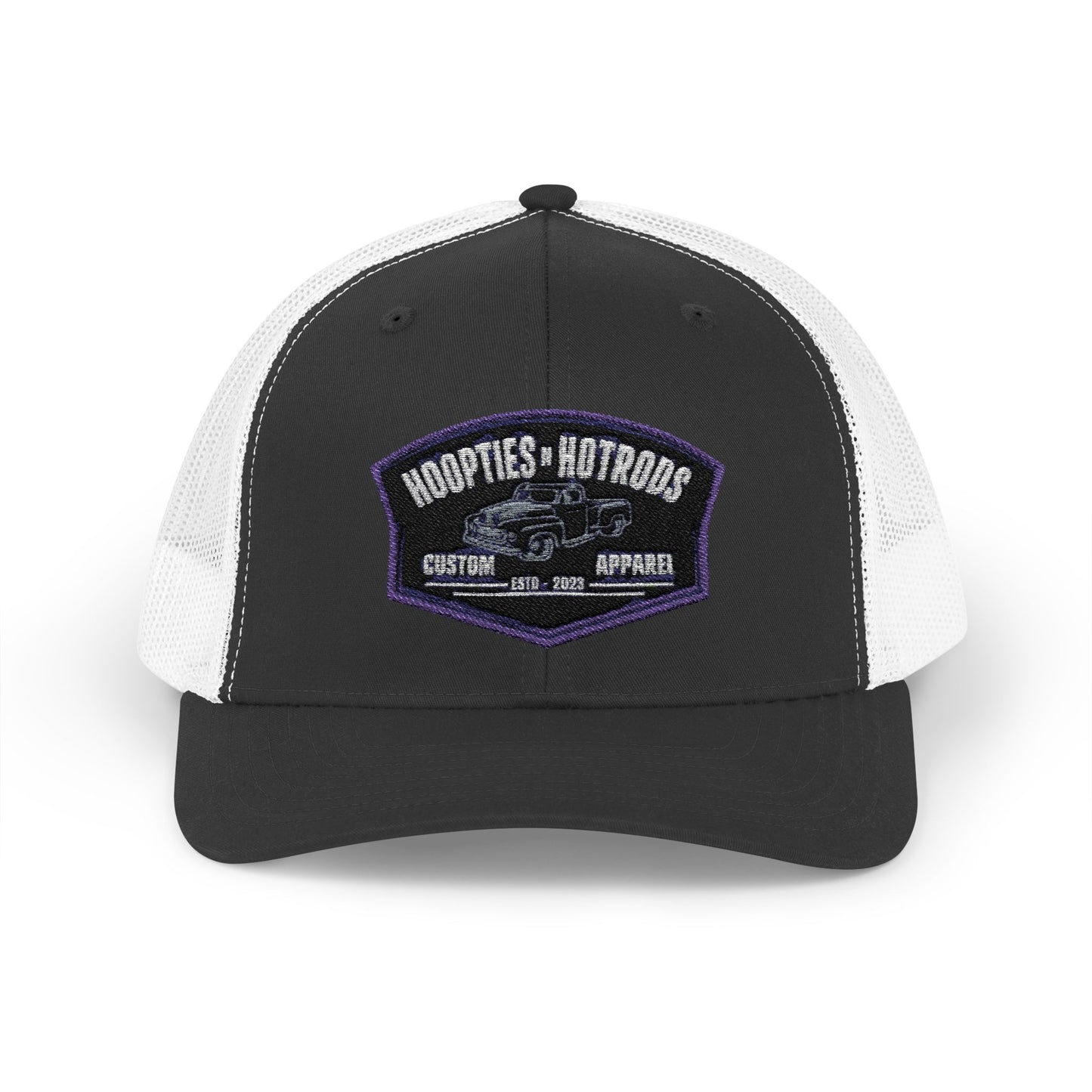Snapback Trucker Cap w/ Hoopties N Hotrods Logo