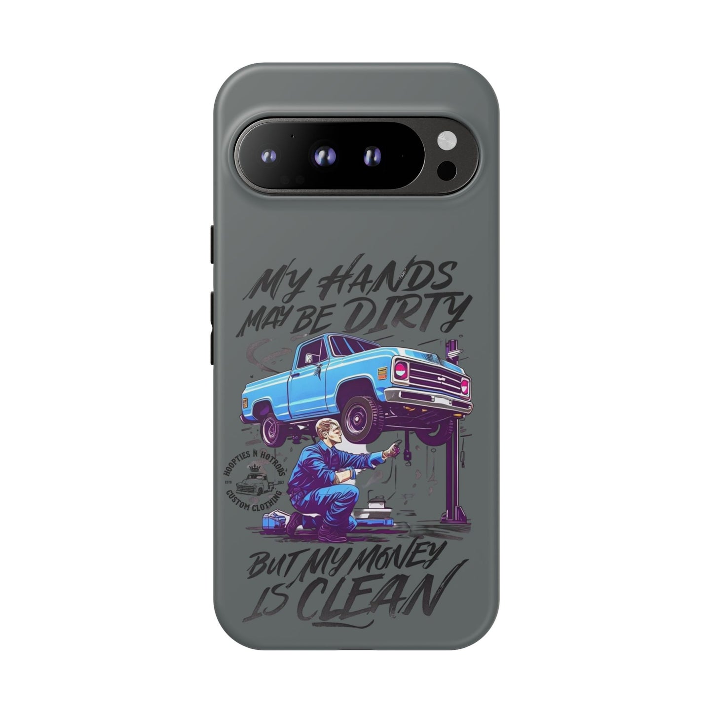 Mechanic Phone Case - My Hands May Be Dirty, Car Lover Gift, Birthday Present for Him, Automotive Phone Cover, Tough Cases