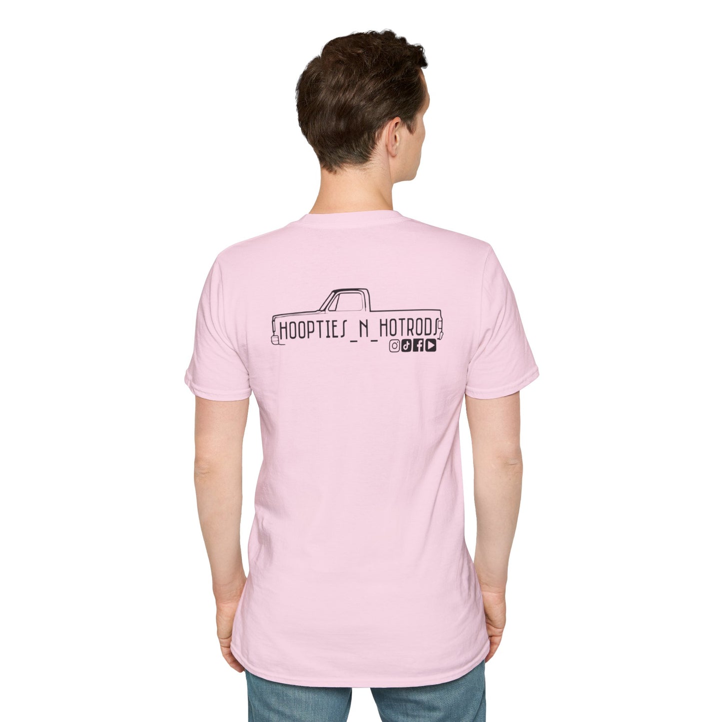 hoopties_n_hotrods Logo T-Shirt, Vintage Apparel, Classic Vehicle Shirt, Auto Lover Gift, Summer Style Tee