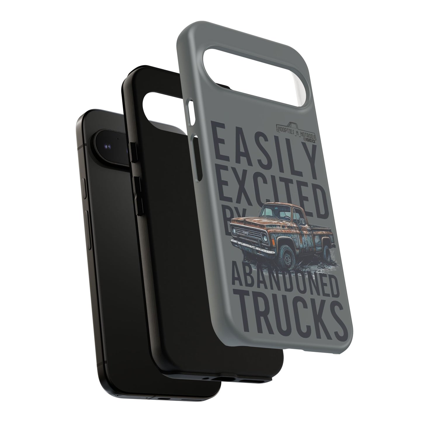 Easily Excited By Abandoned Trucks Phone Case - Easily Excited by Abandoned Trucks, Gifts for Car Lovers, Stylish Accessory, Cool Durable Covers, Unique Present