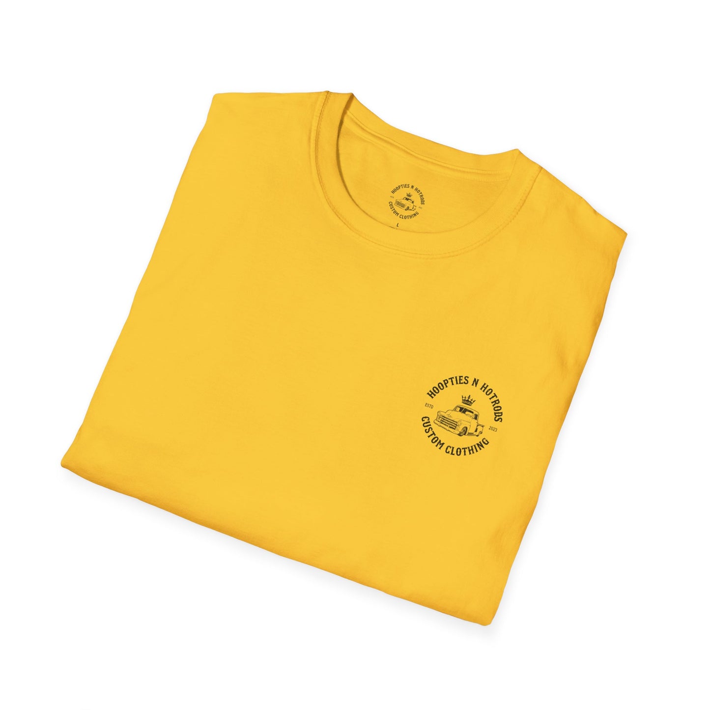 hoopties_n_hotrods Logo T-Shirt, Vintage Apparel, Classic Vehicle Shirt, Auto Lover Gift, Summer Style Tee