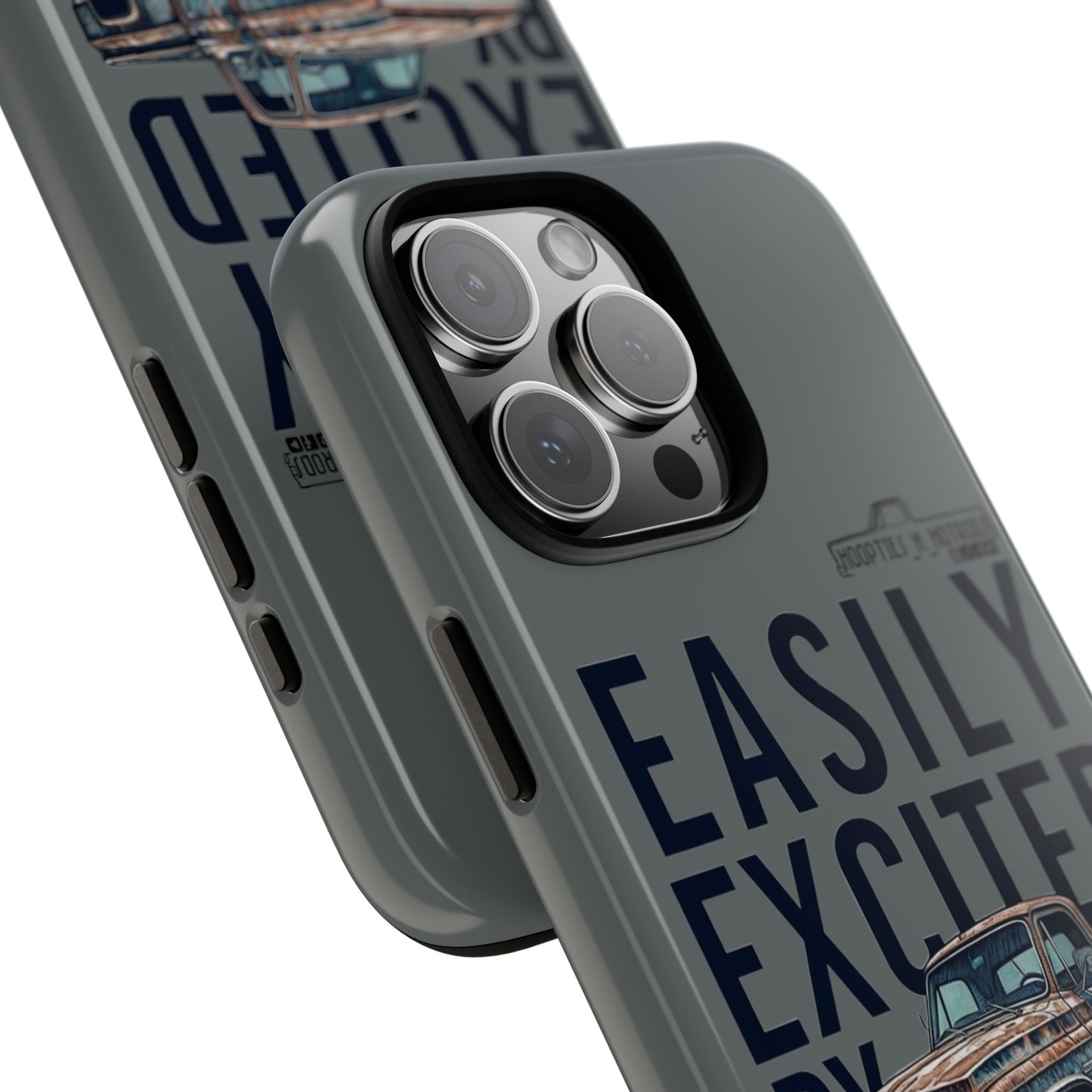 Easily Excited By Abandoned Trucks Phone Case - Easily Excited by Abandoned Trucks, Gifts for Car Lovers, Stylish Accessory, Cool Durable Covers, Unique Present