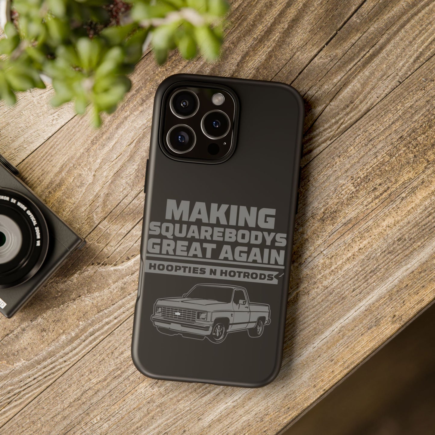 Making Squarebodies Great Again Phone Case - Great for Gearheads, Gift for Car Lovers, Customizable, Fun & Functional Accessory