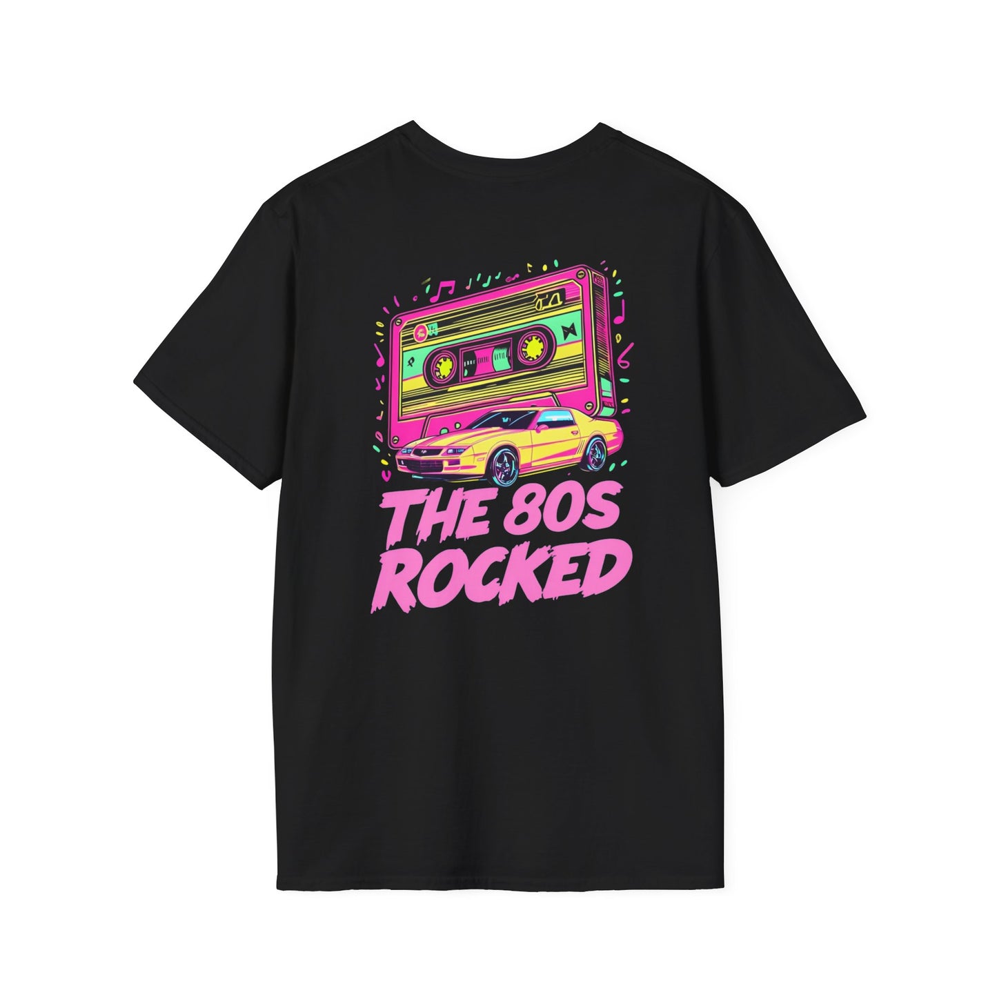 The 80s Rocked Camaro T-Shirt, Nostalgic Vintage Tee, Gift for Music Lovers, Unisex Graphic Shirt, 80s Party Outfit, Casual Everyday Wear