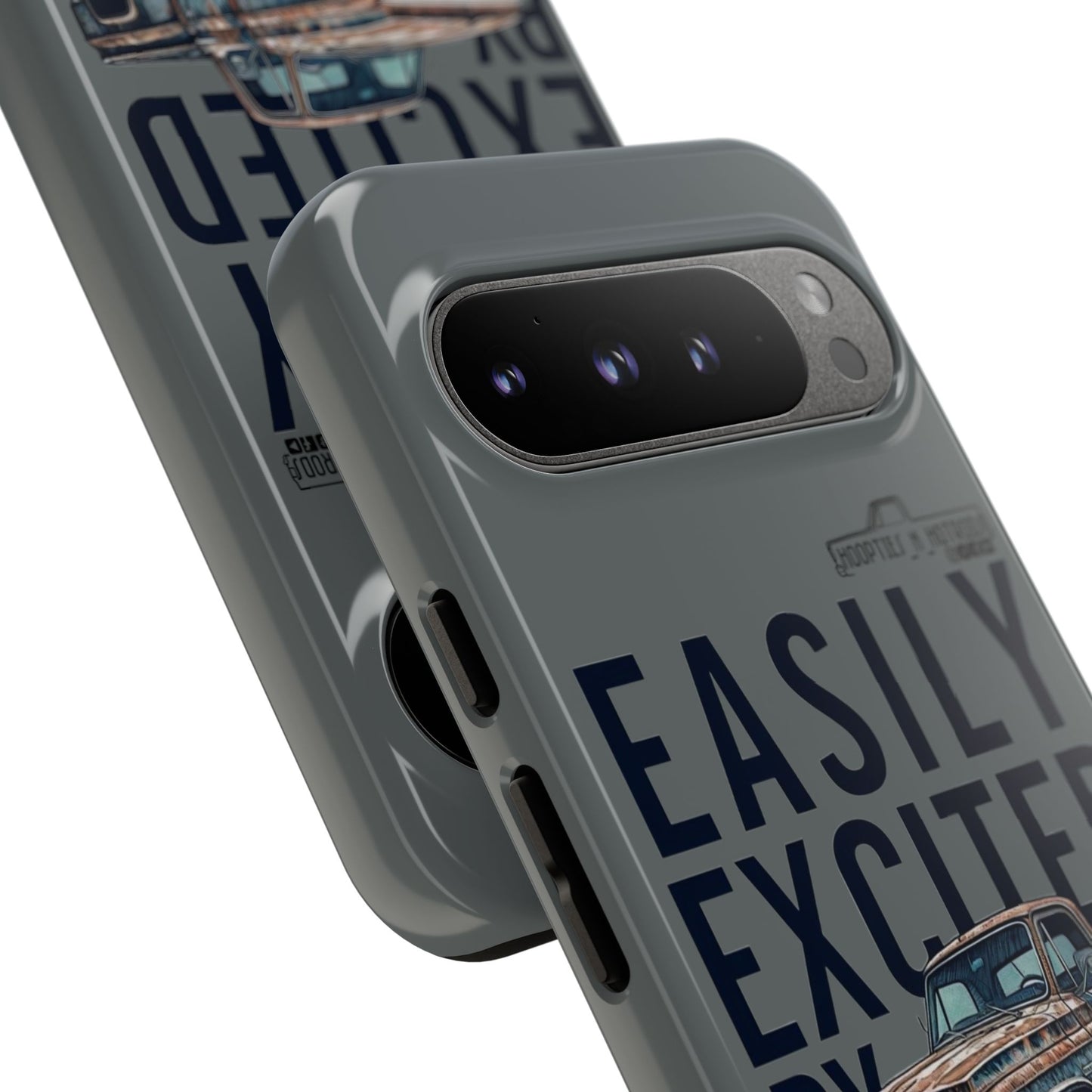 Easily Excited By Abandoned Trucks Phone Case - Easily Excited by Abandoned Trucks, Gifts for Car Lovers, Stylish Accessory, Cool Durable Covers, Unique Present