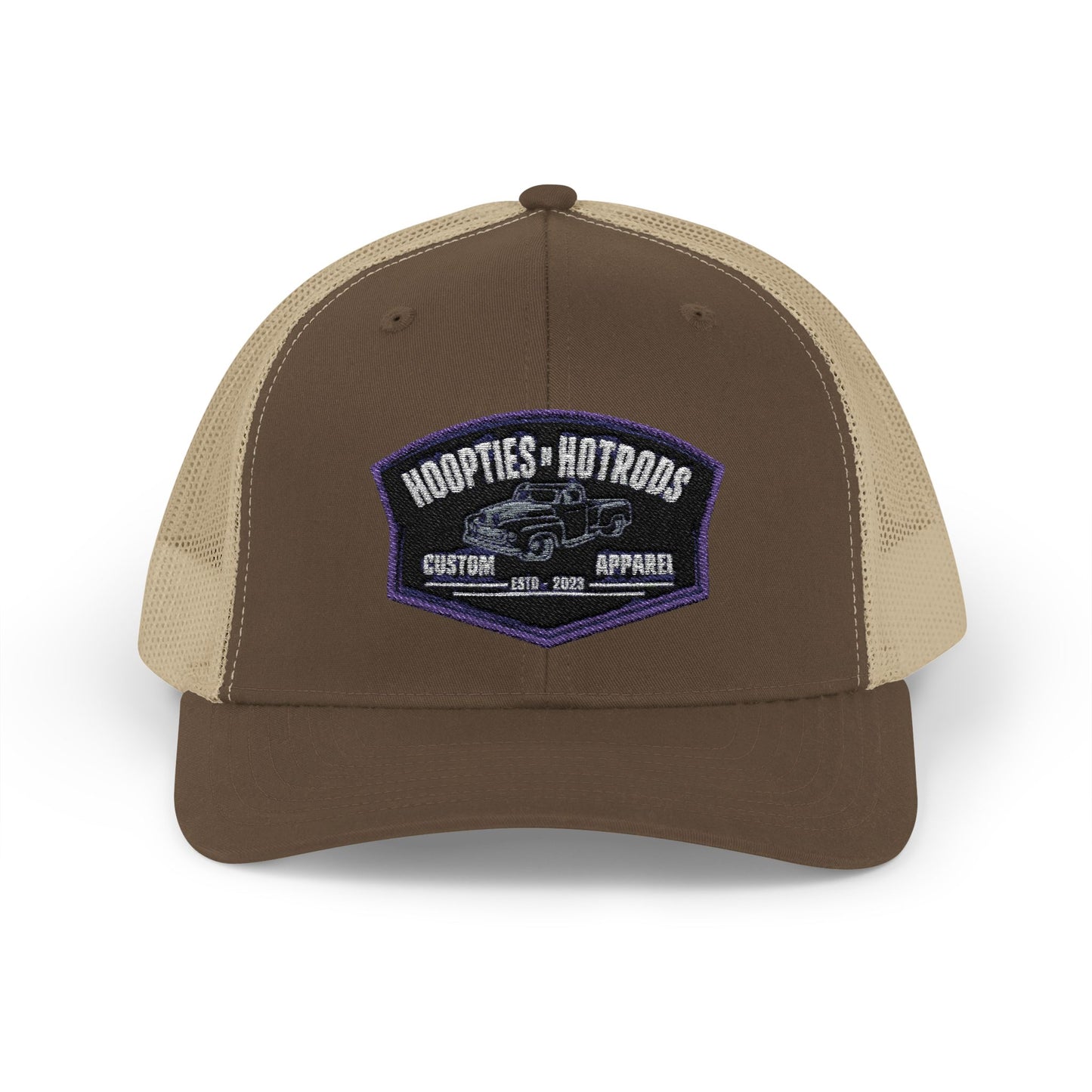 Snapback Trucker Cap w/ Hoopties N Hotrods Logo